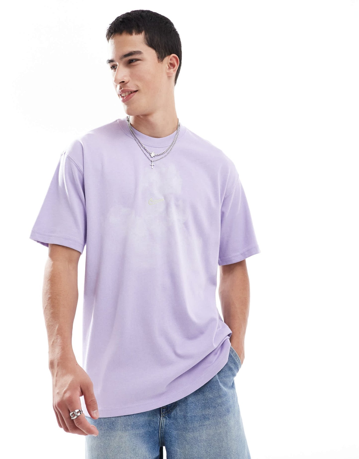 Nike M90 graphic t-shirt in lilac - ASOS Sample Sale