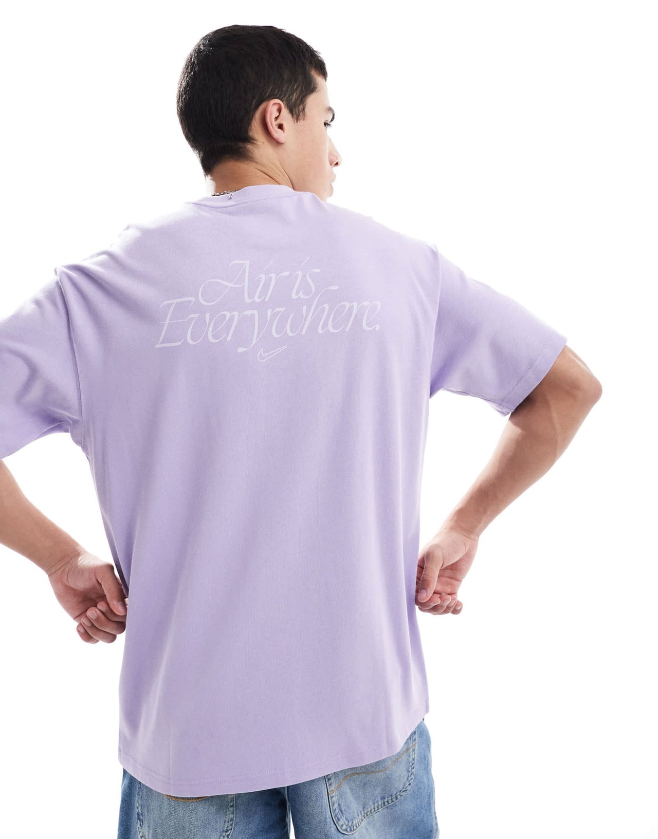Nike M90 graphic t-shirt in lilac - ASOS Sample Sale