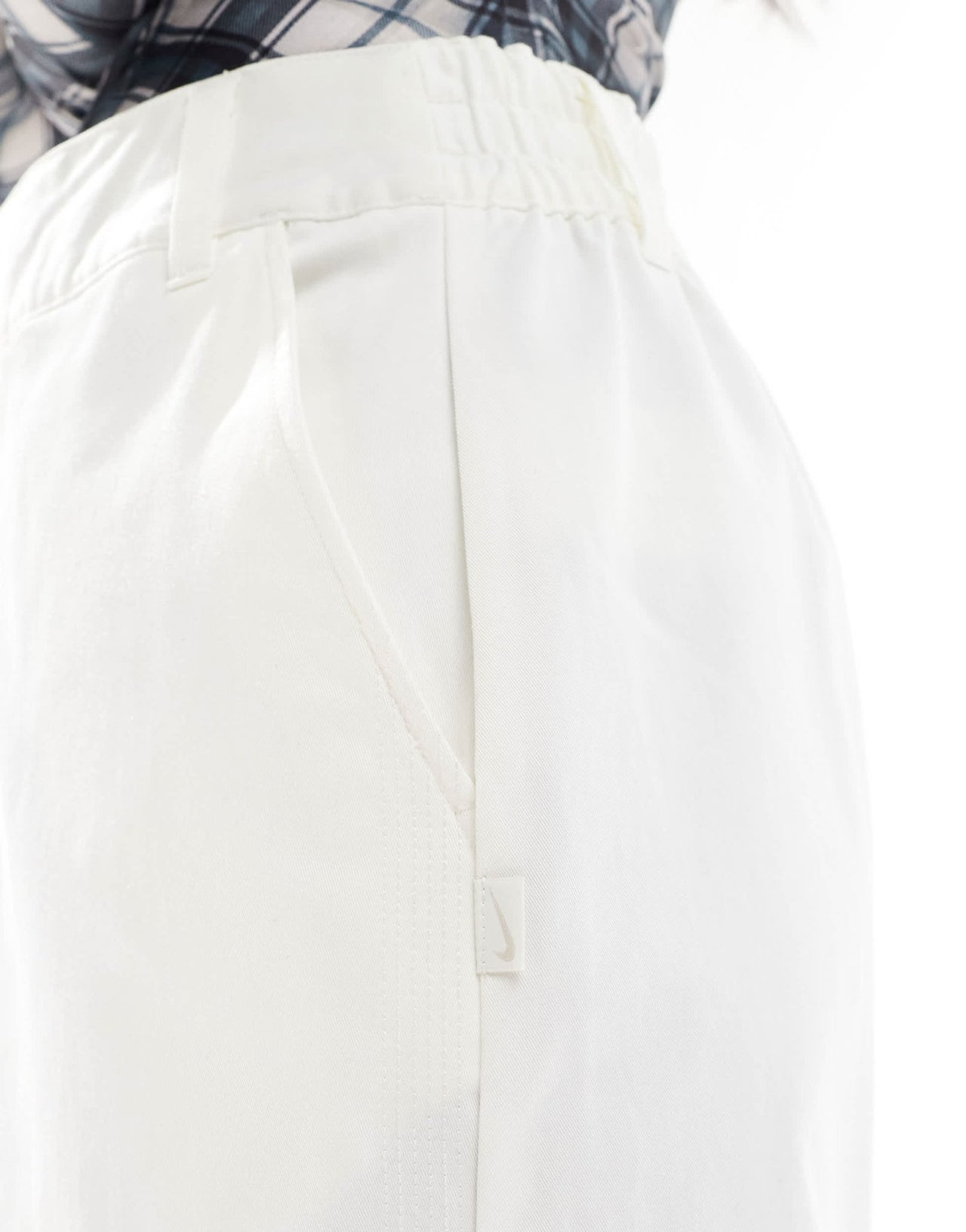 Nike MSC twill maxi skirt in cream - ASOS Sample Sale
