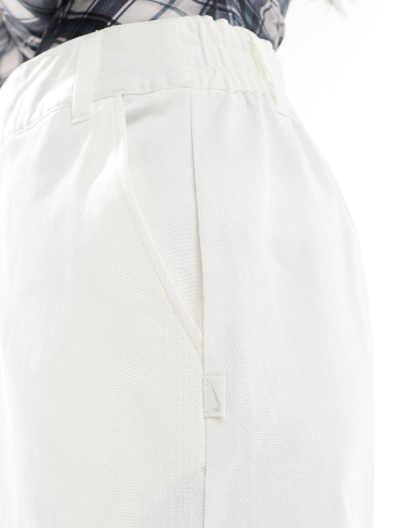 Nike MSC twill maxi skirt in cream - ASOS Sample Sale