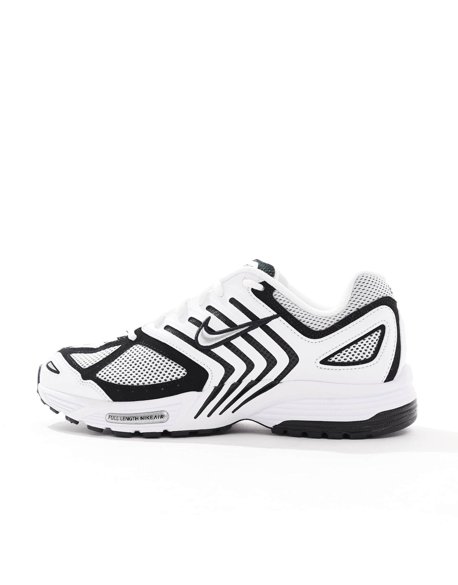 Nike Nike Air Pegasus 2005 trainers in white, black and metallic silver - ASOS Sample Sale