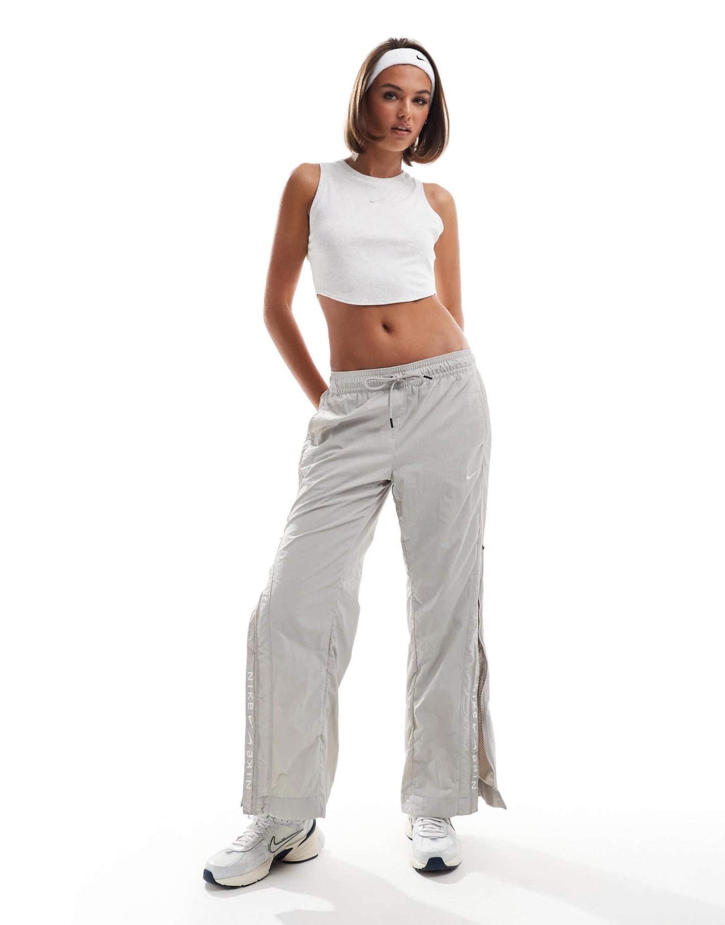 Nike NSW Collection woven trouser in grey - ASOS Sample Sale