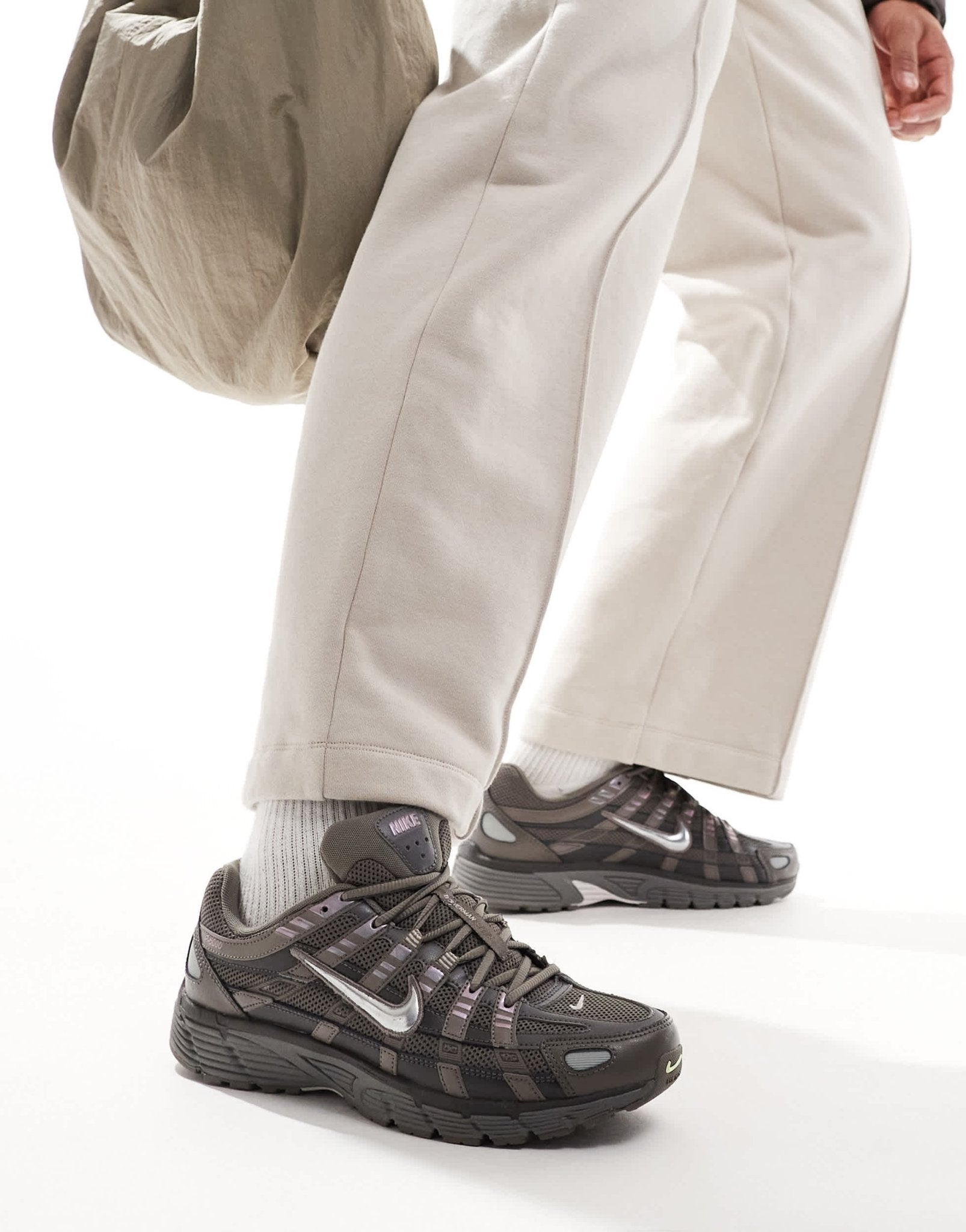 Nike P-6000 trainers in dark grey and silver - ASOS Sample Sale