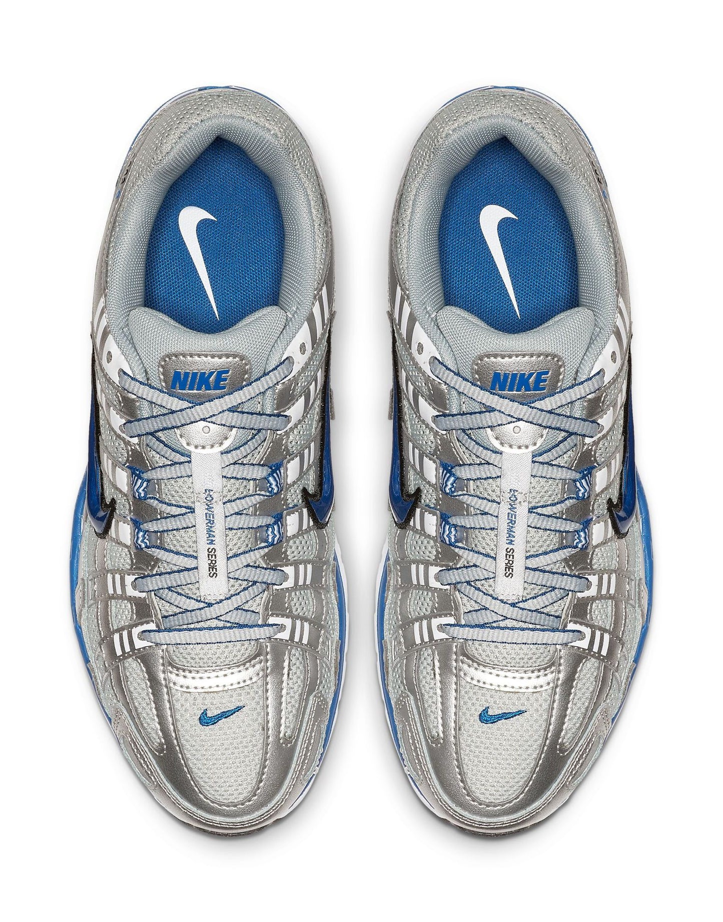 Nike P - 6000 trainers in silver and blue - ASOS Sample Sale