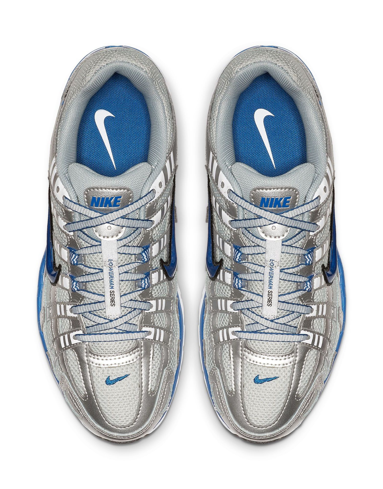 Nike P - 6000 trainers in silver and blue - ASOS Sample Sale