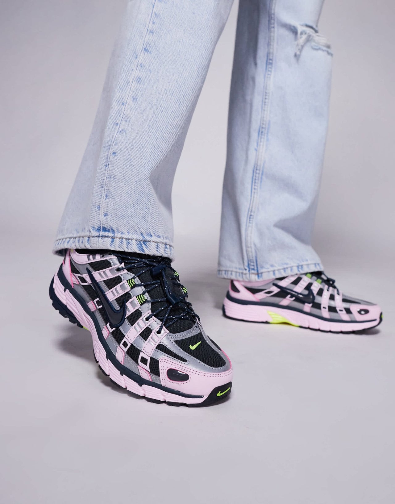Nike P-6000 Unisex Utility trainers in black and pink - ASOS Sample Sale