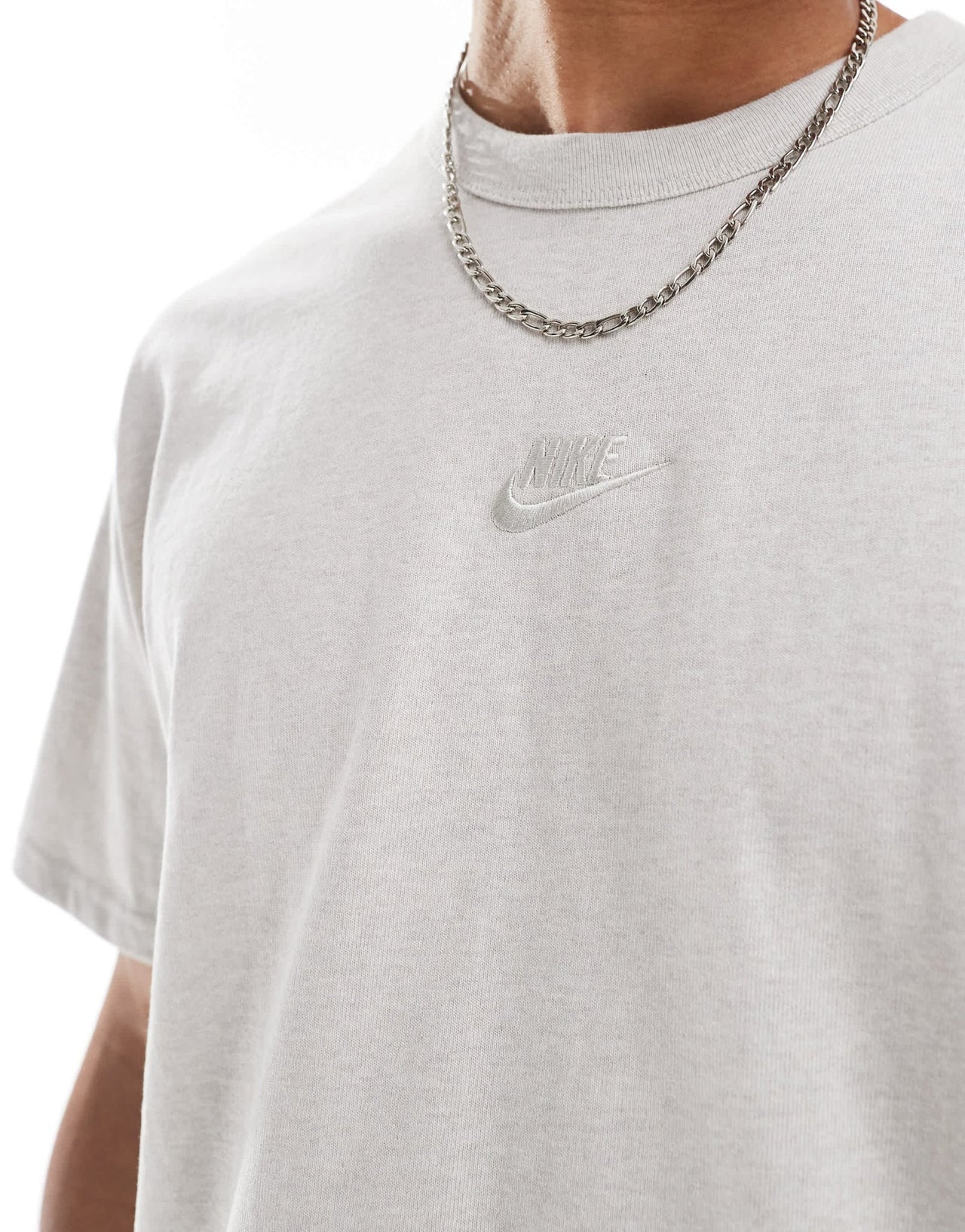 Nike Premium Essentials t-shirt in beige - ASOS Sample Sale