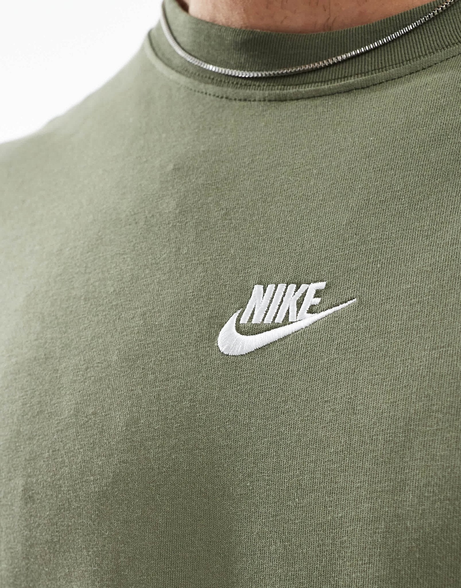Nike Premium Essentials t-shirt in khaki - ASOS Sample Sale