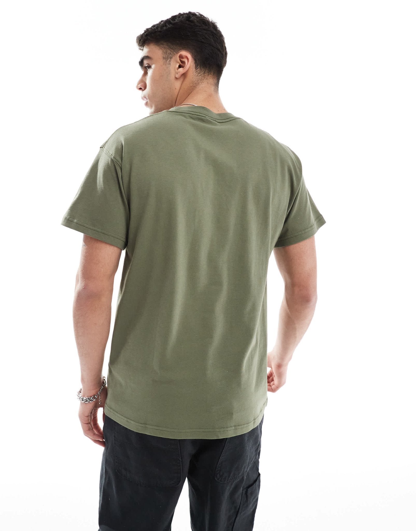 Nike Premium Essentials t-shirt in khaki - ASOS Sample Sale