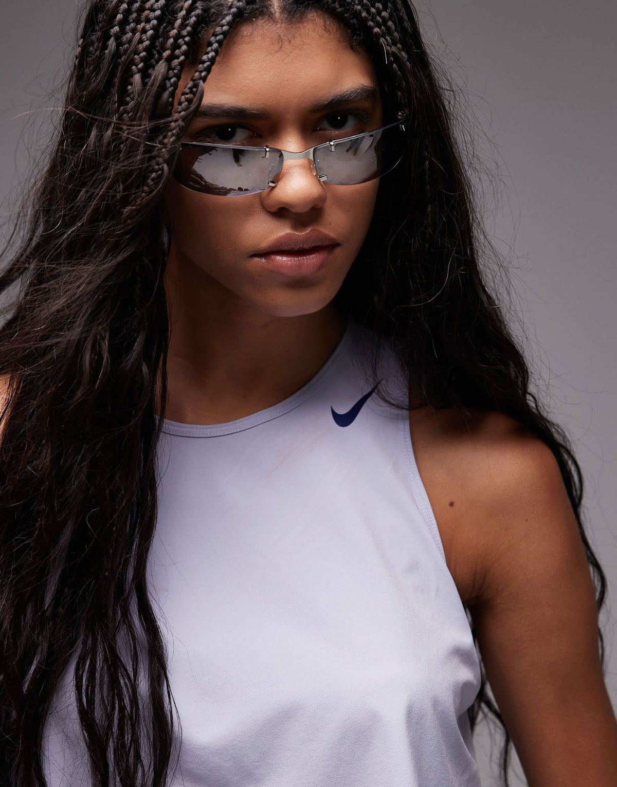 Nike Running Aeroswift Dri-FIT plisse vest in purple - ASOS Sample Sale