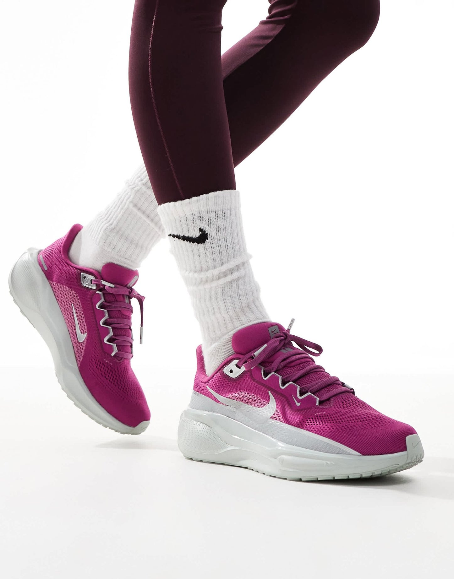 Nike Running Air Zoom Pegasus 41 Premium trainers in purple and silver - ASOS Sample Sale