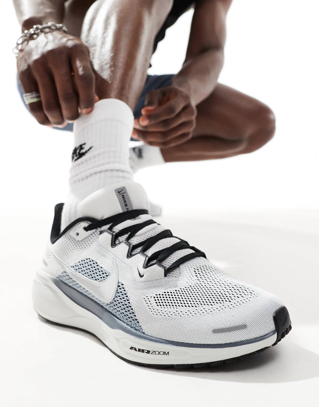 Nike Running Air Zoom Pegasus 41 trainers in grey - ASOS Sample Sale