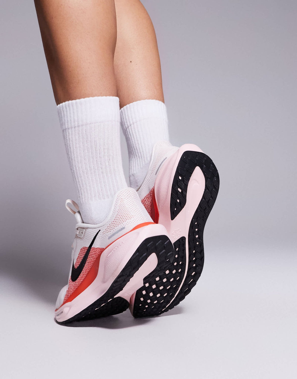 Nike Running Air Zoom Pegasus 41 trainers in white and pink - ASOS Sample Sale