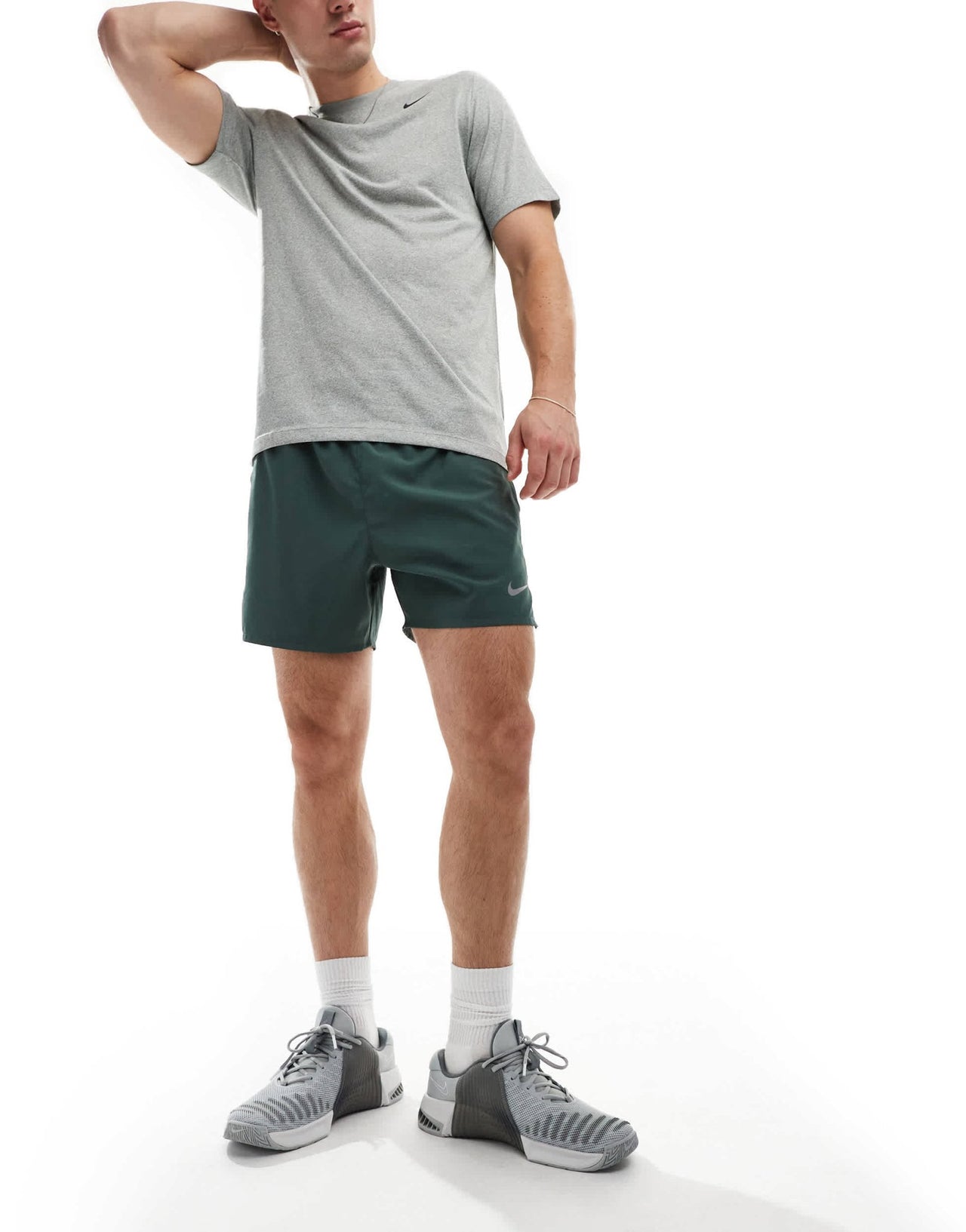 Nike Running Challenger Dri - FIT 5 inch shorts in dark green - ASOS Sample Sale