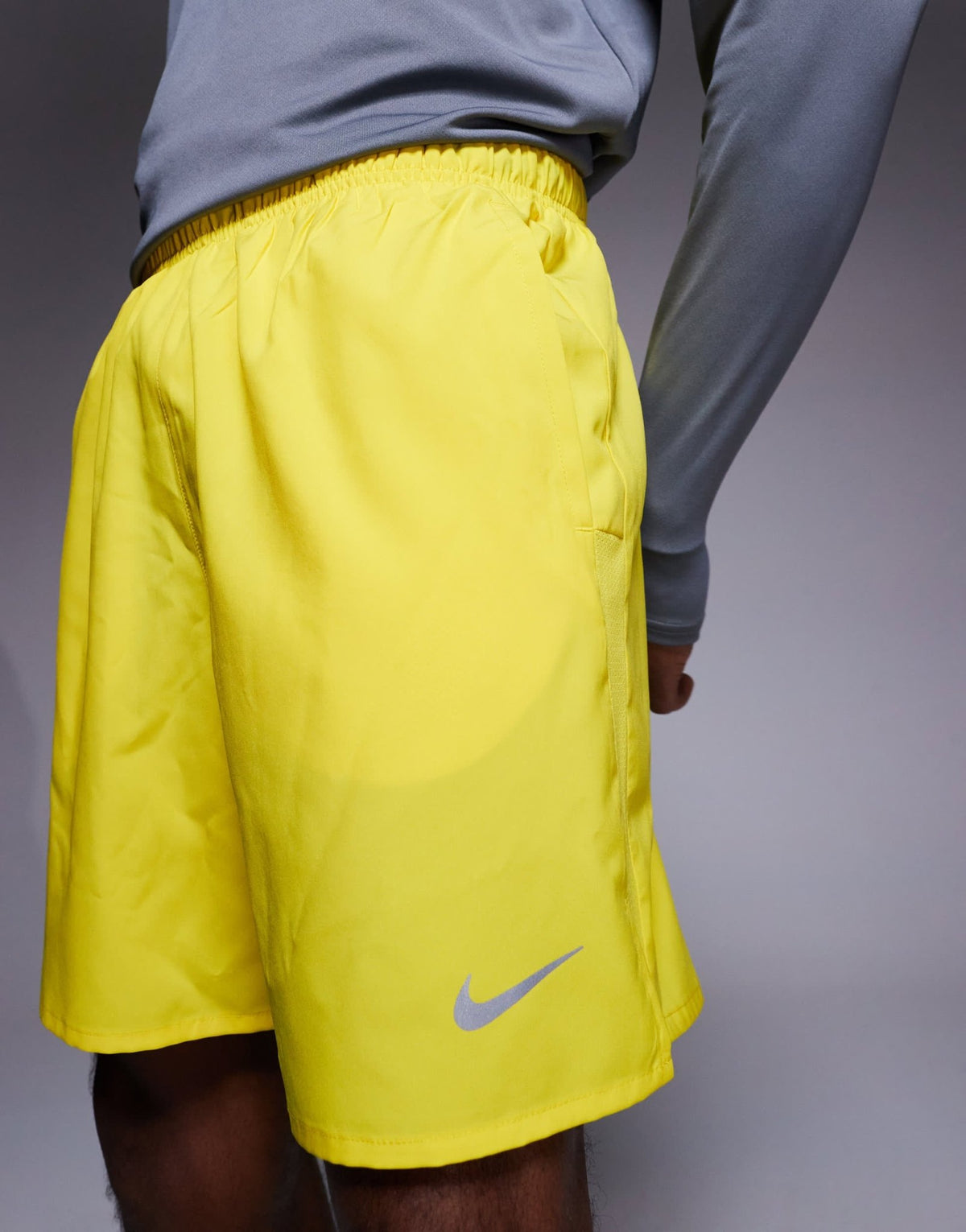 Nike Running Challenger Dri-FIT 7 inch shorts in yellow - ASOS Sample Sale