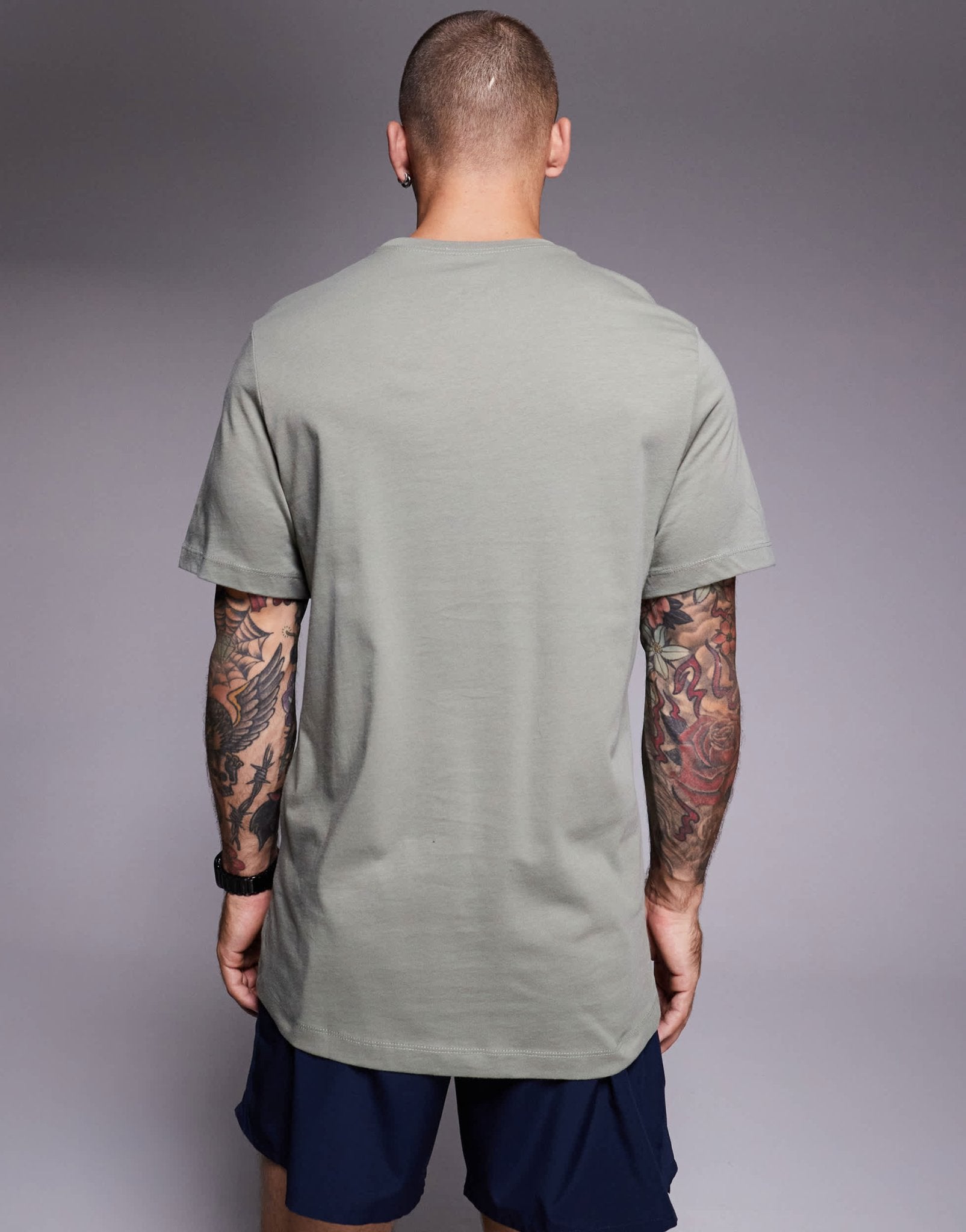 Nike Running graphic t-shirt in khaki - ASOS Sample Sale