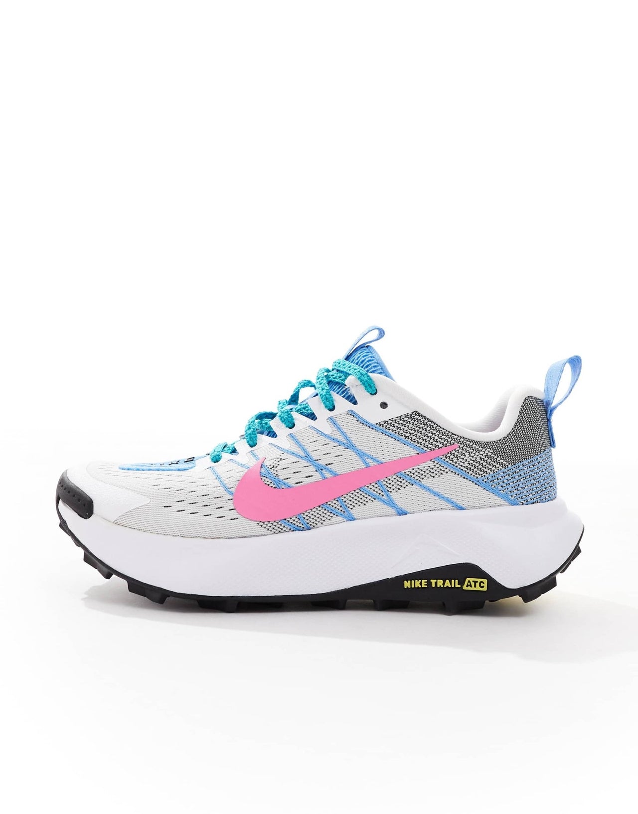 Nike Running ReactX Wildhorse trainers in white and blue - ASOS Sample Sale