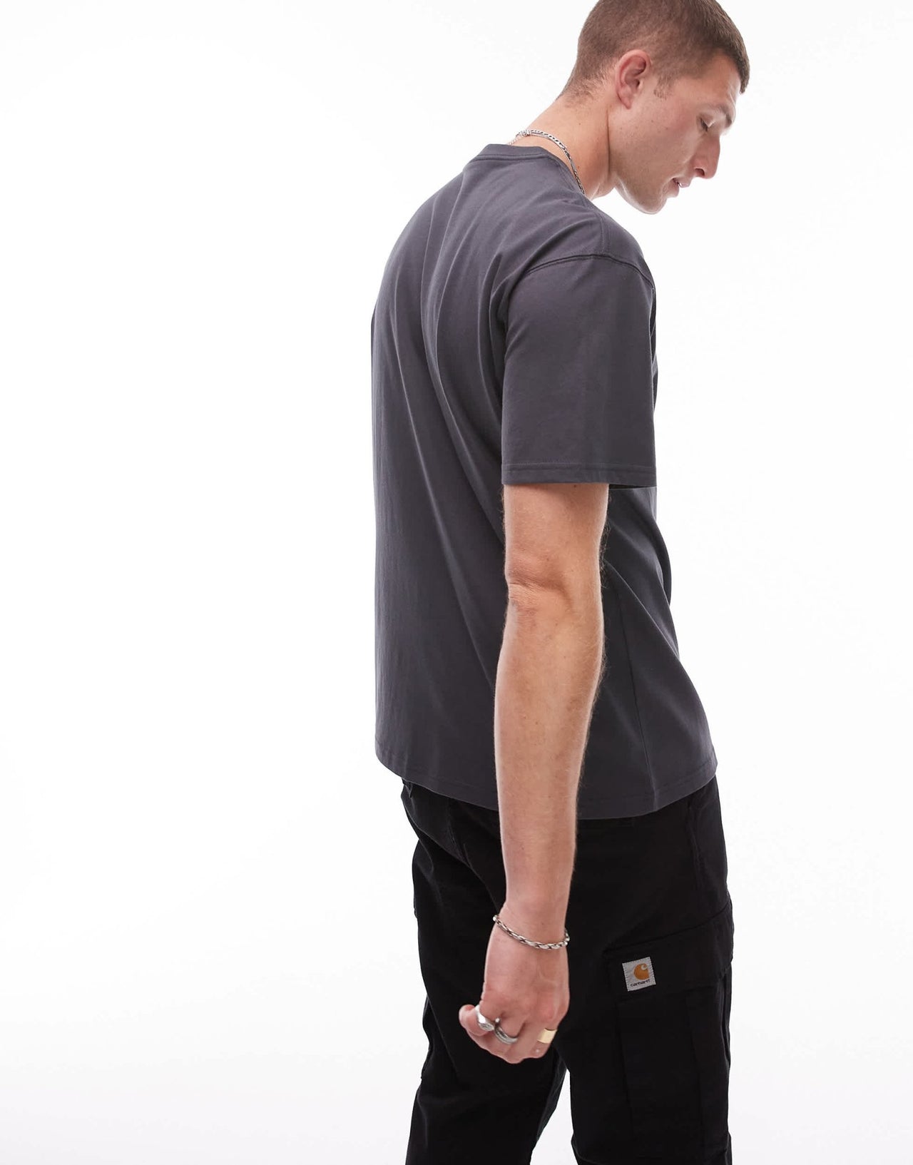 Nike SB logo t-shirt in grey - ASOS Sample Sale