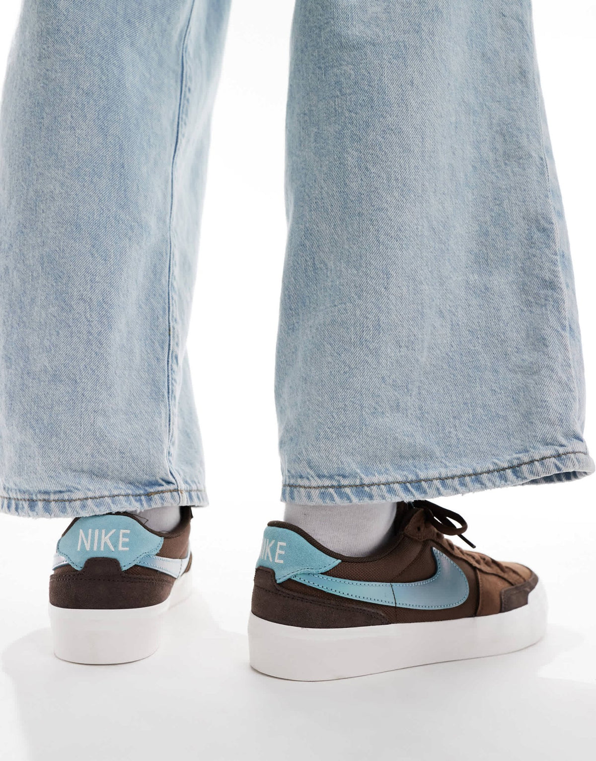 Nike SB Zoom Pogo Plus trainers in brown and blue - ASOS Sample Sale