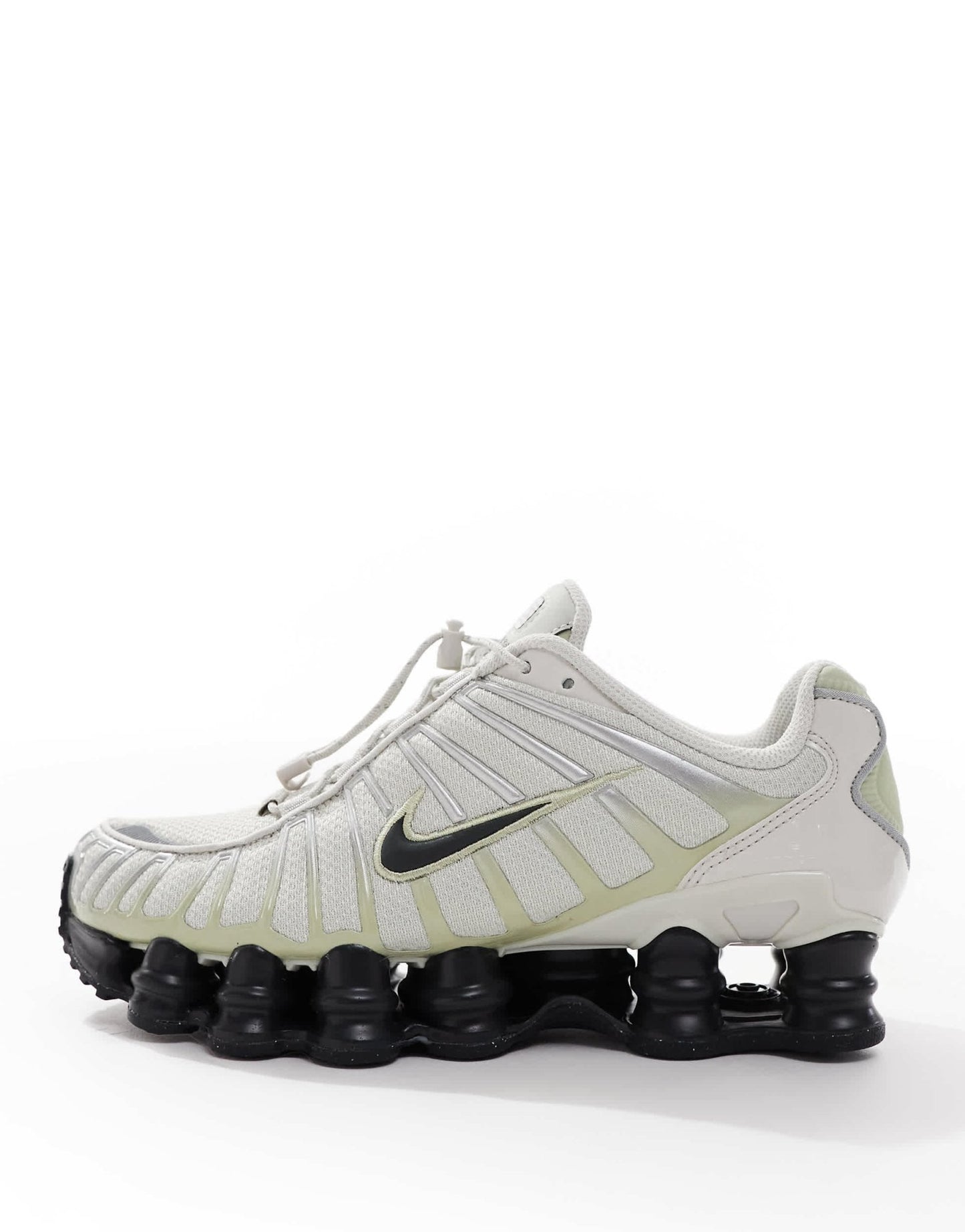Nike Shox TL trainers in off - white and black - ASOS Sample Sale
