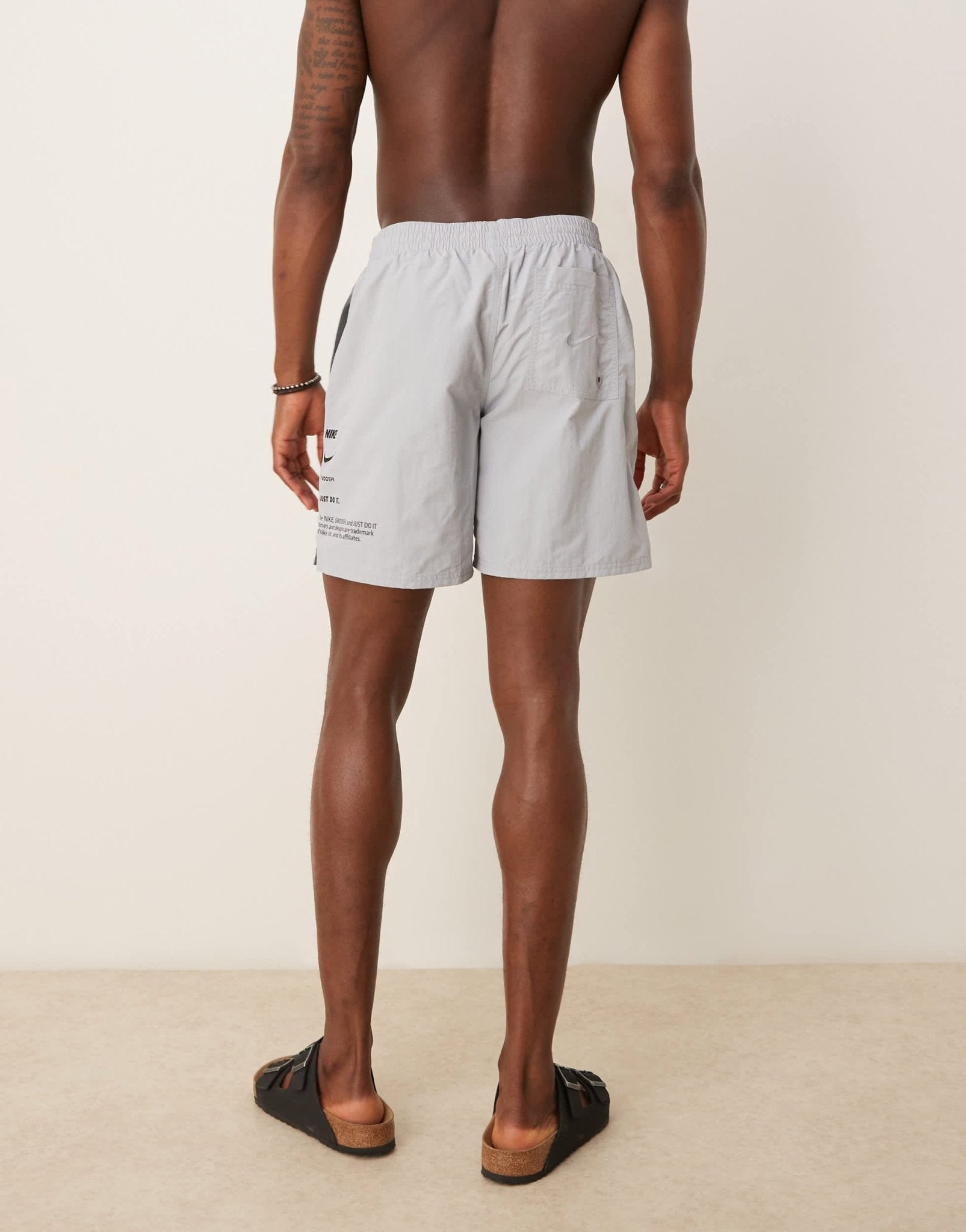Nike Specs 7 inch Volley swim shorts in grey - ASOS Sample Sale