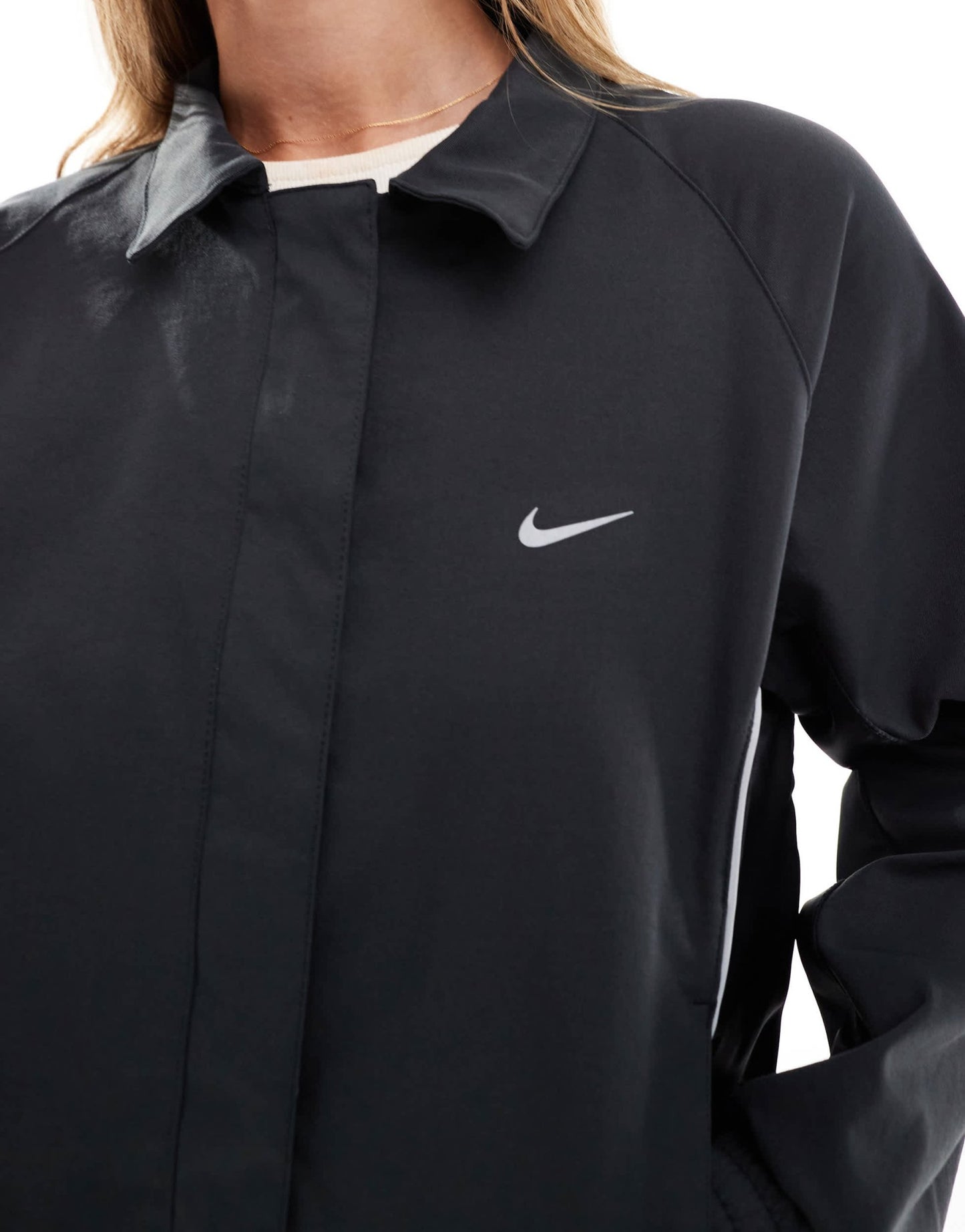 Nike Streetwear woven jacket in black - ASOS Sample Sale