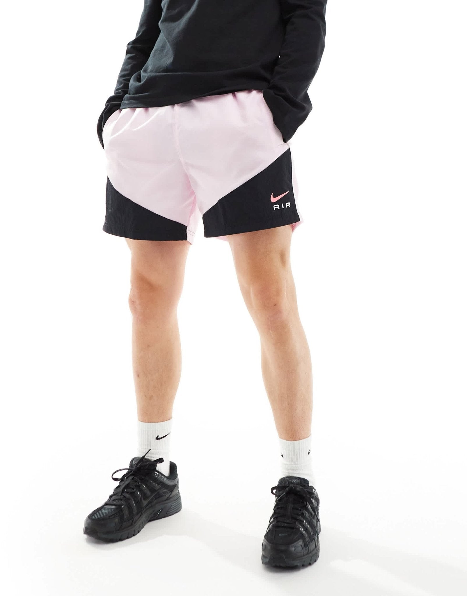 Nike Swoosh Air woven shorts in pink - ASOS Sample Sale