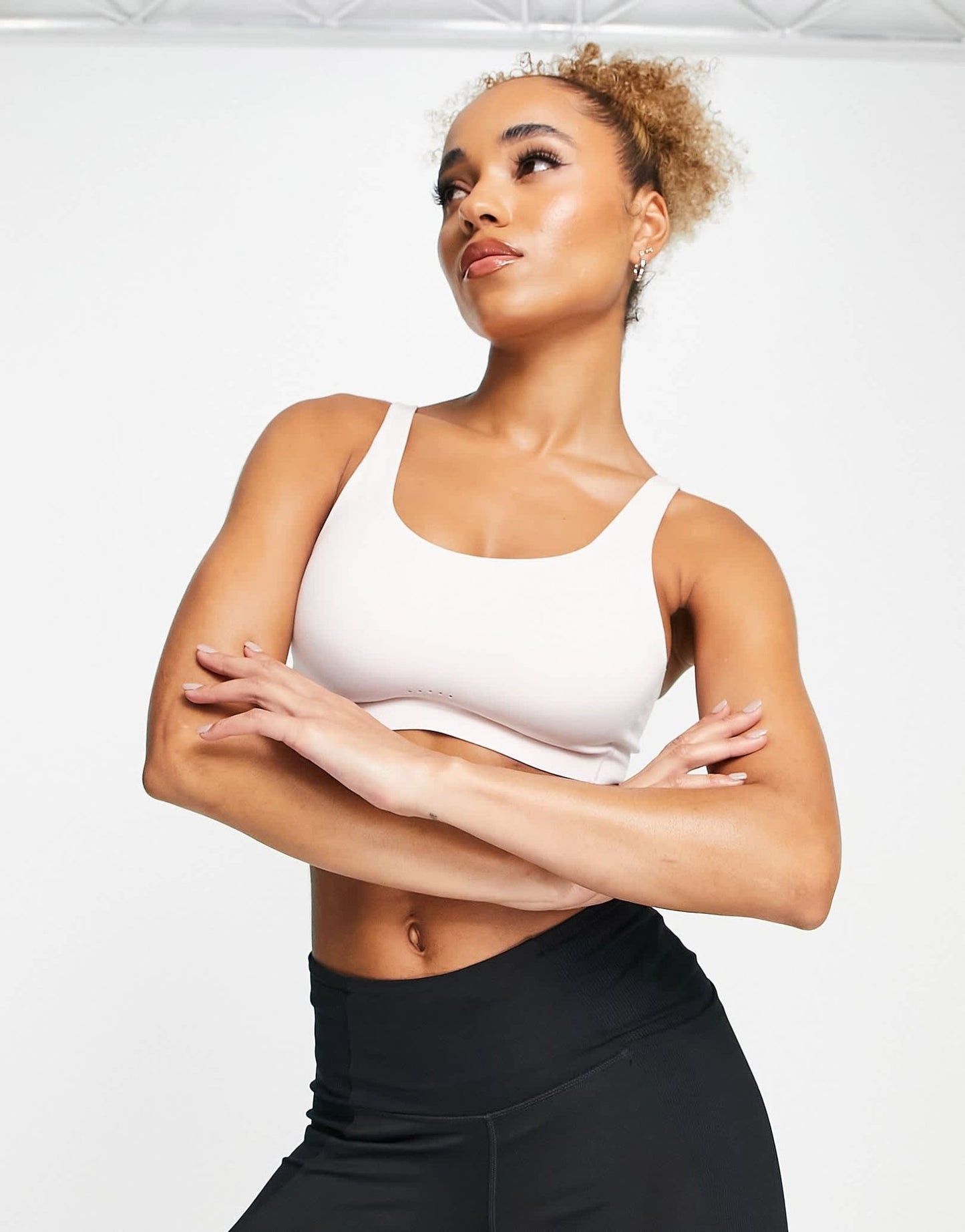 Nike Training Alate Coverage Dri - FIT light support sports bra in multi - ASOS Sample Sale