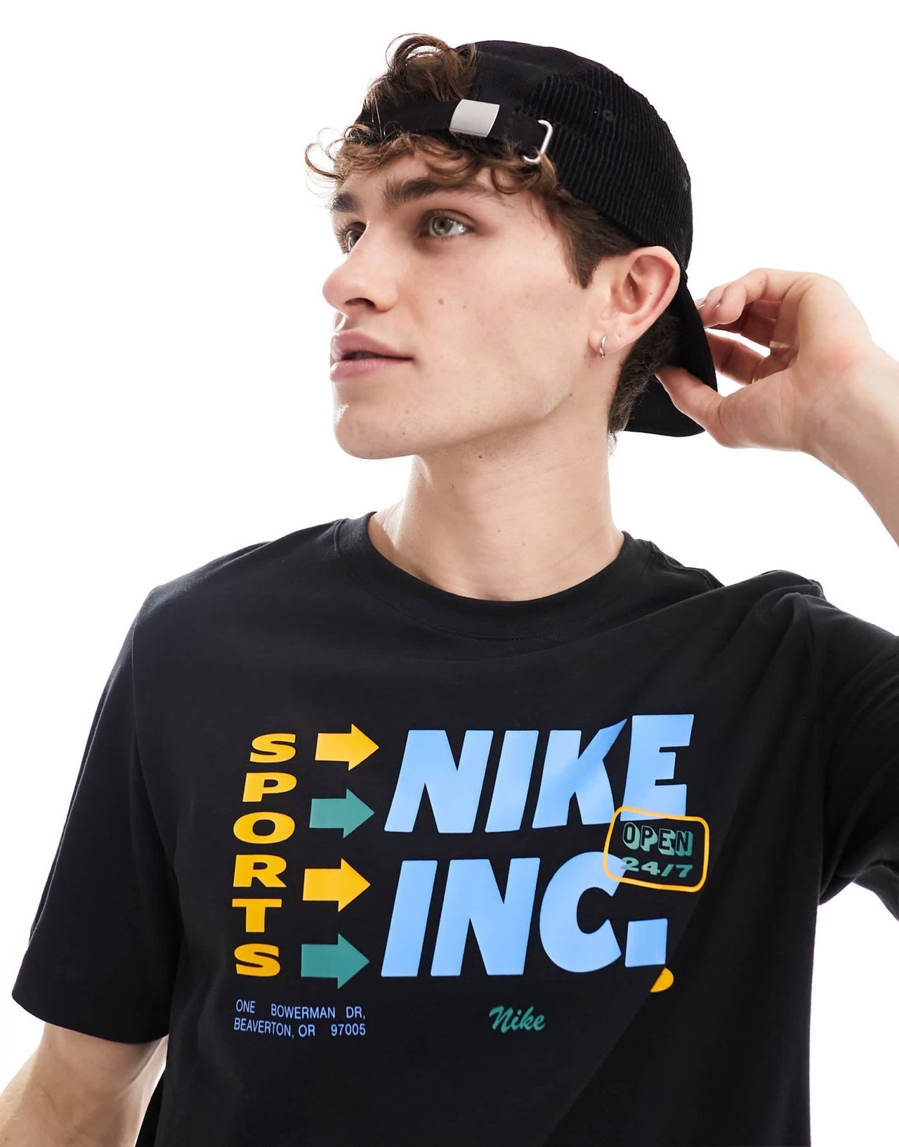 Nike Training Dri - Fit graphic t-shirt in black - ASOS Sample Sale
