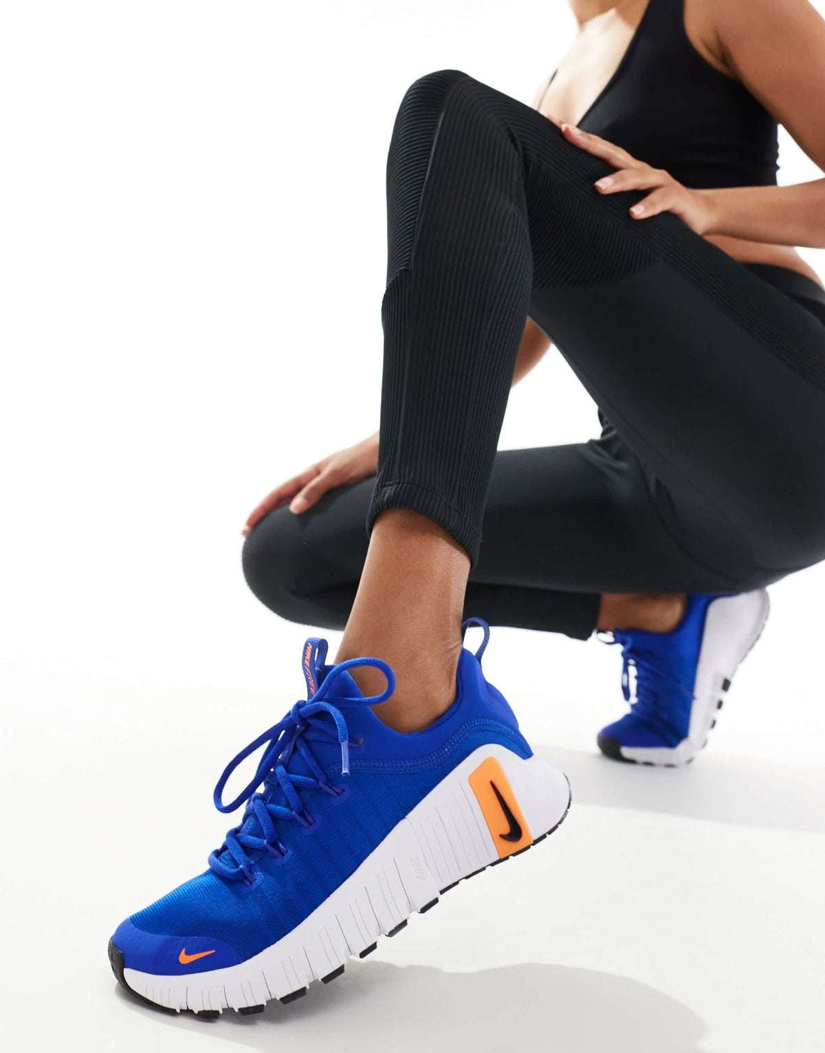 Nike Training Free Metcon 6 trainers in blue and orange - ASOS Sample Sale