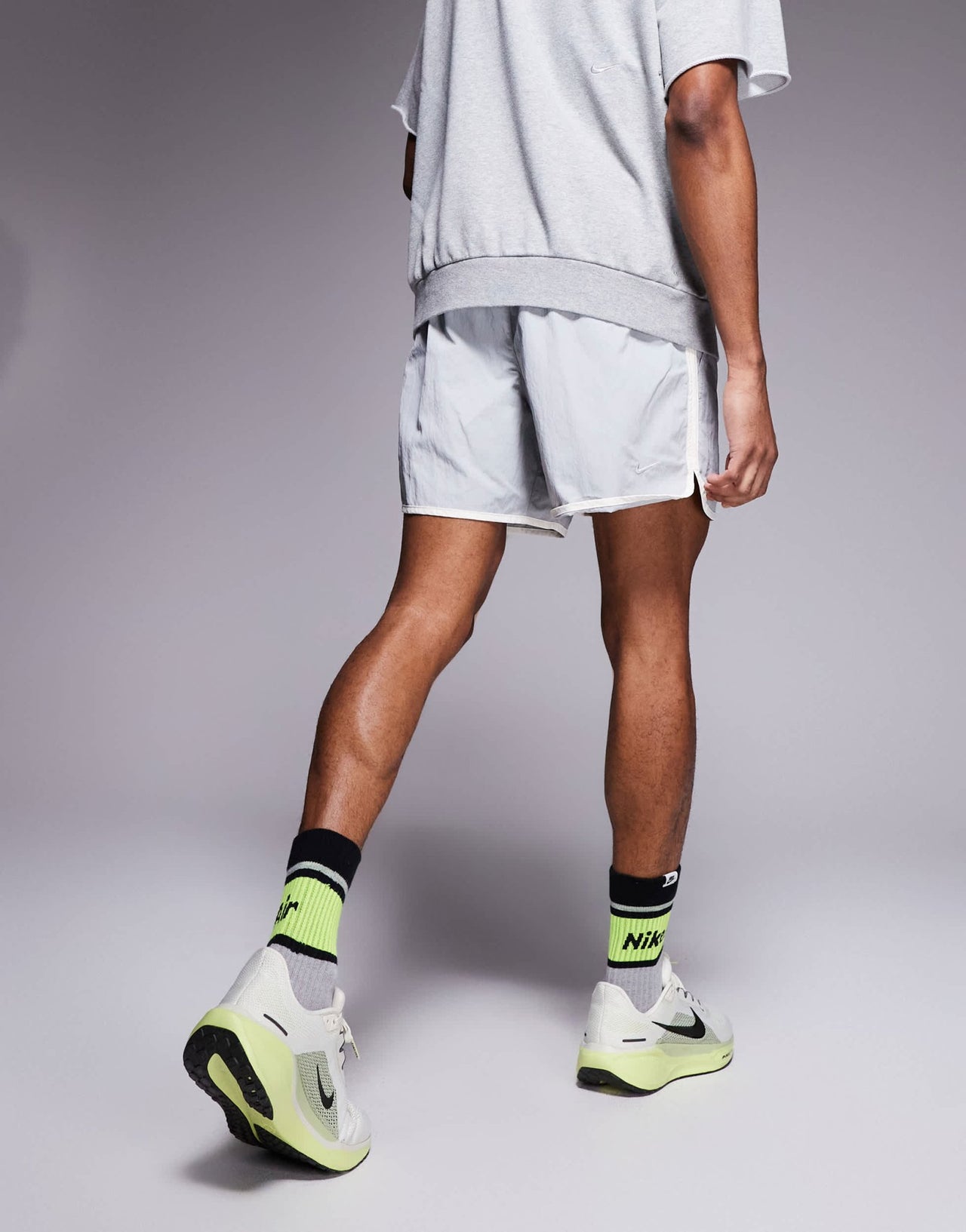 Nike Training Heritage Dri-FIT woven 5 inch shorts in grey - ASOS Sample Sale