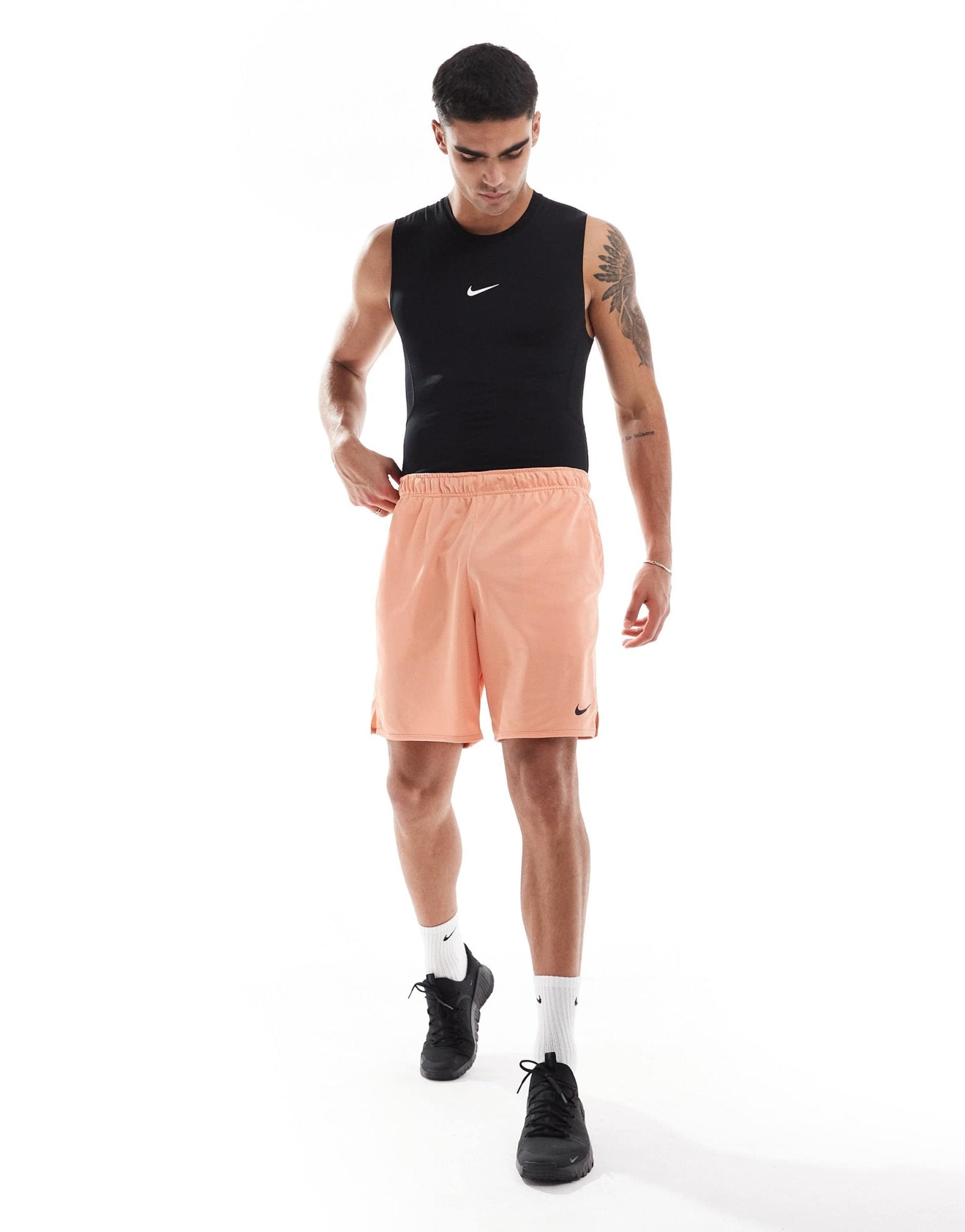Nike Training Totality Dri - FIT knit 7inch shorts in apricot - ASOS Sample Sale