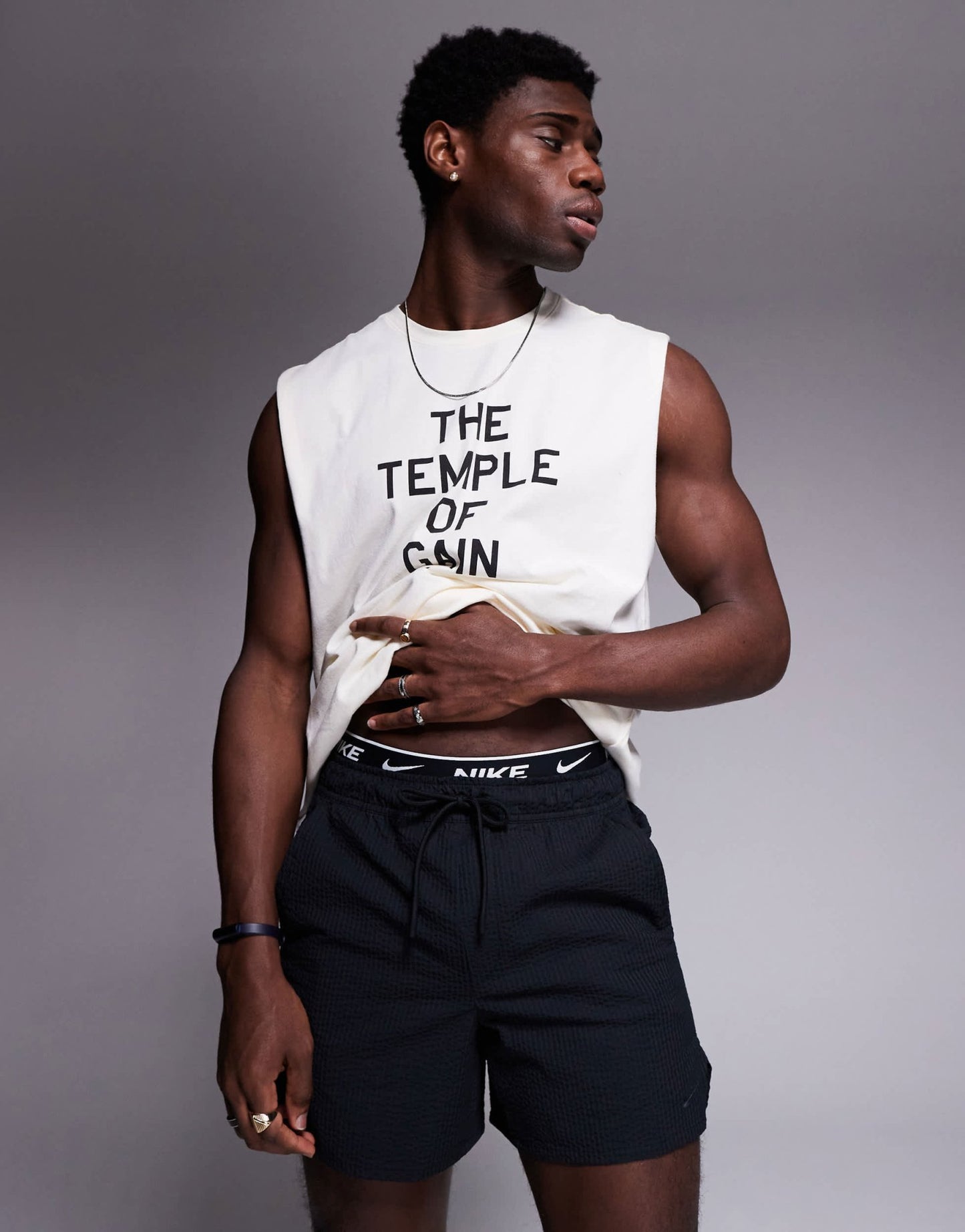 Nike Training Unlimited Dri-FIT seersucker 5 inch shorts in black - ASOS Sample Sale