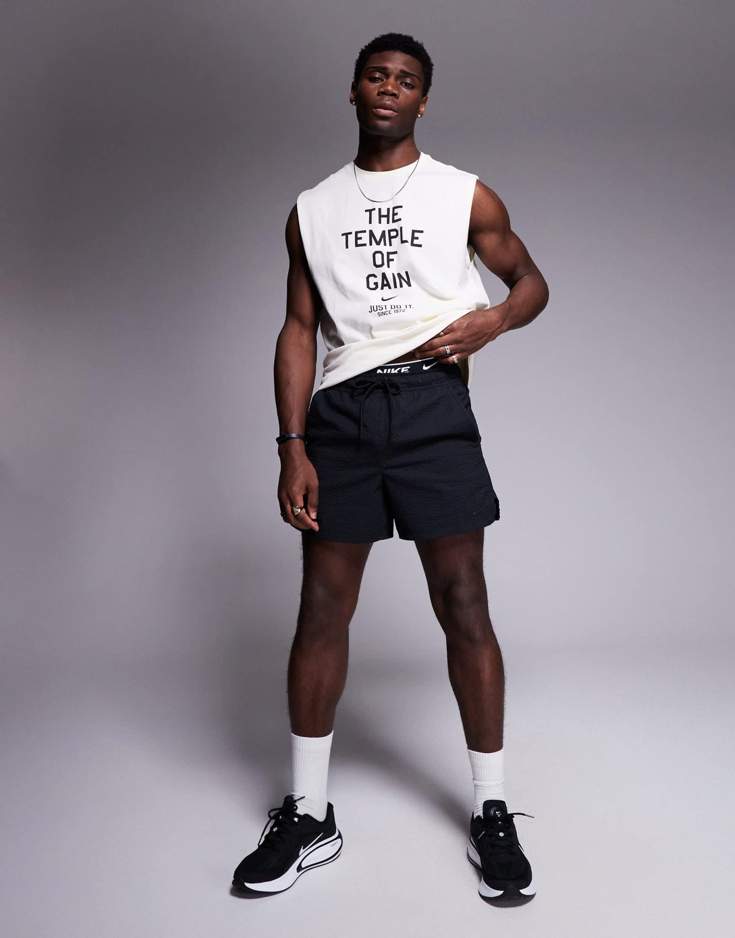 Nike Training Unlimited Dri-FIT seersucker 5 inch shorts in black - ASOS Sample Sale
