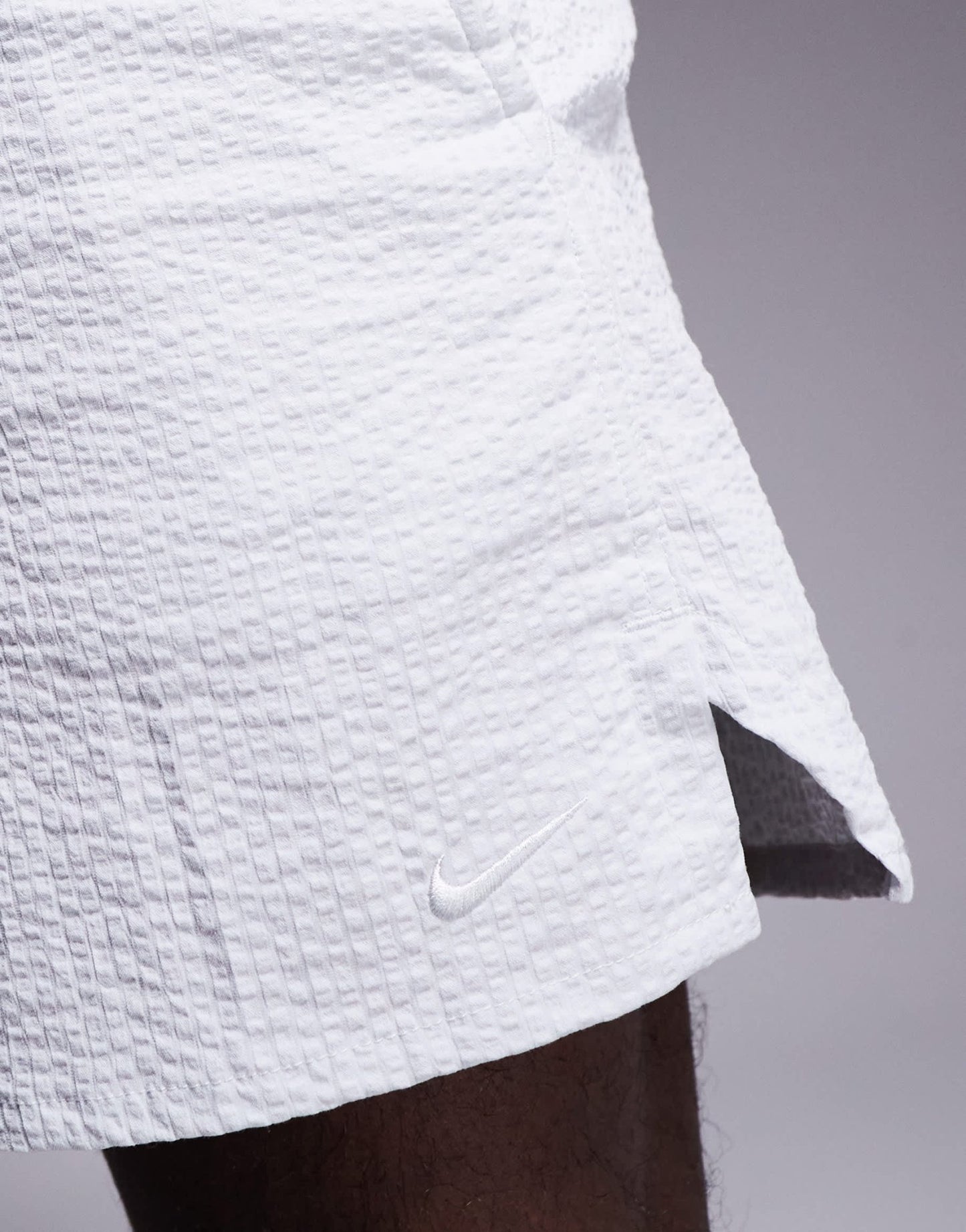 Nike Training Unlimited Dri-FIT seersucker 5 inch shorts in grey - ASOS Sample Sale