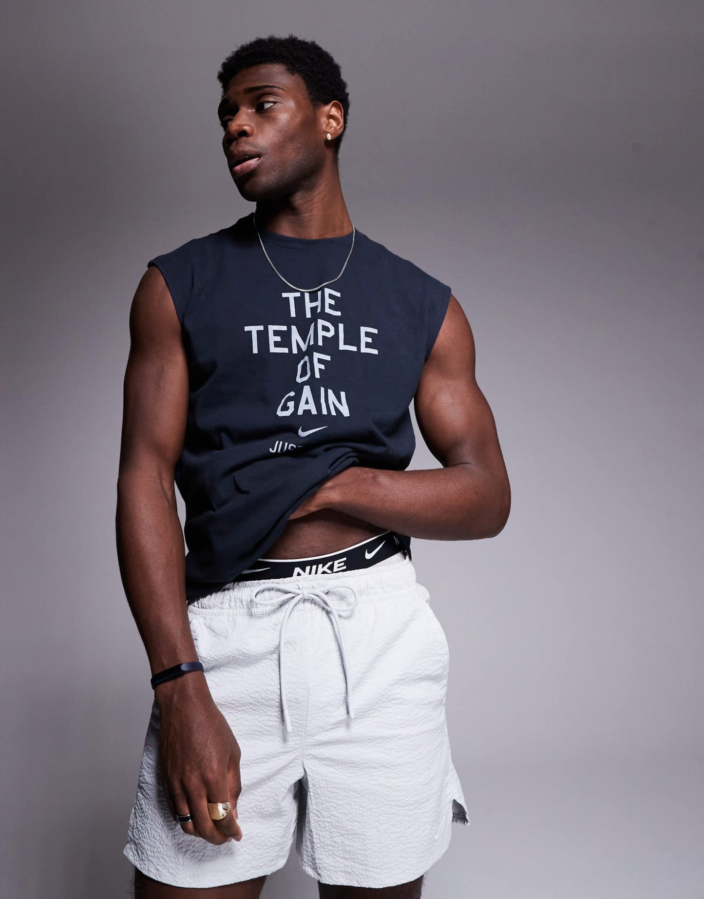 Nike Training Unlimited Dri-FIT seersucker 5 inch shorts in grey - ASOS Sample Sale