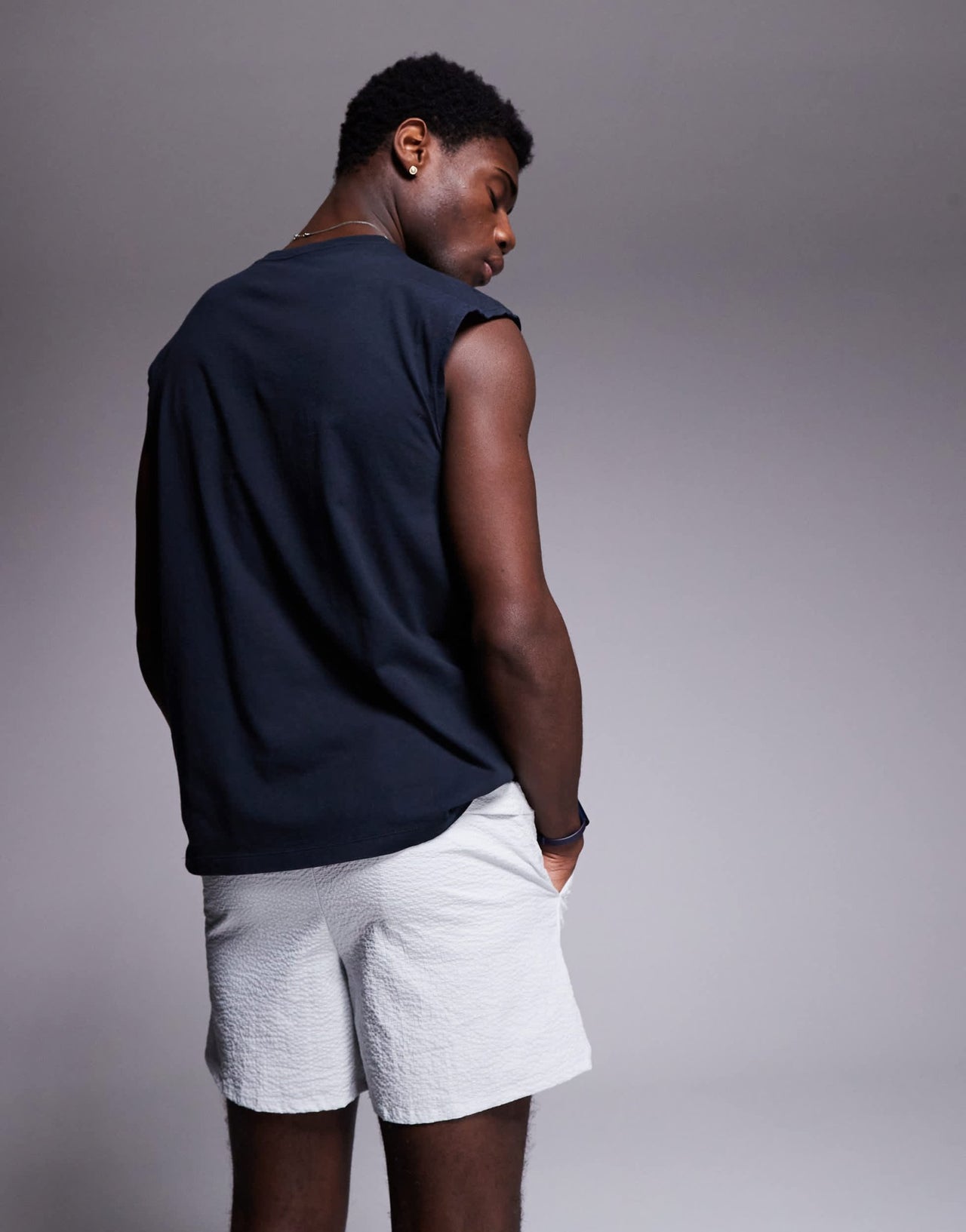 Nike Training Unlimited Dri-FIT seersucker 5 inch shorts in grey - ASOS Sample Sale