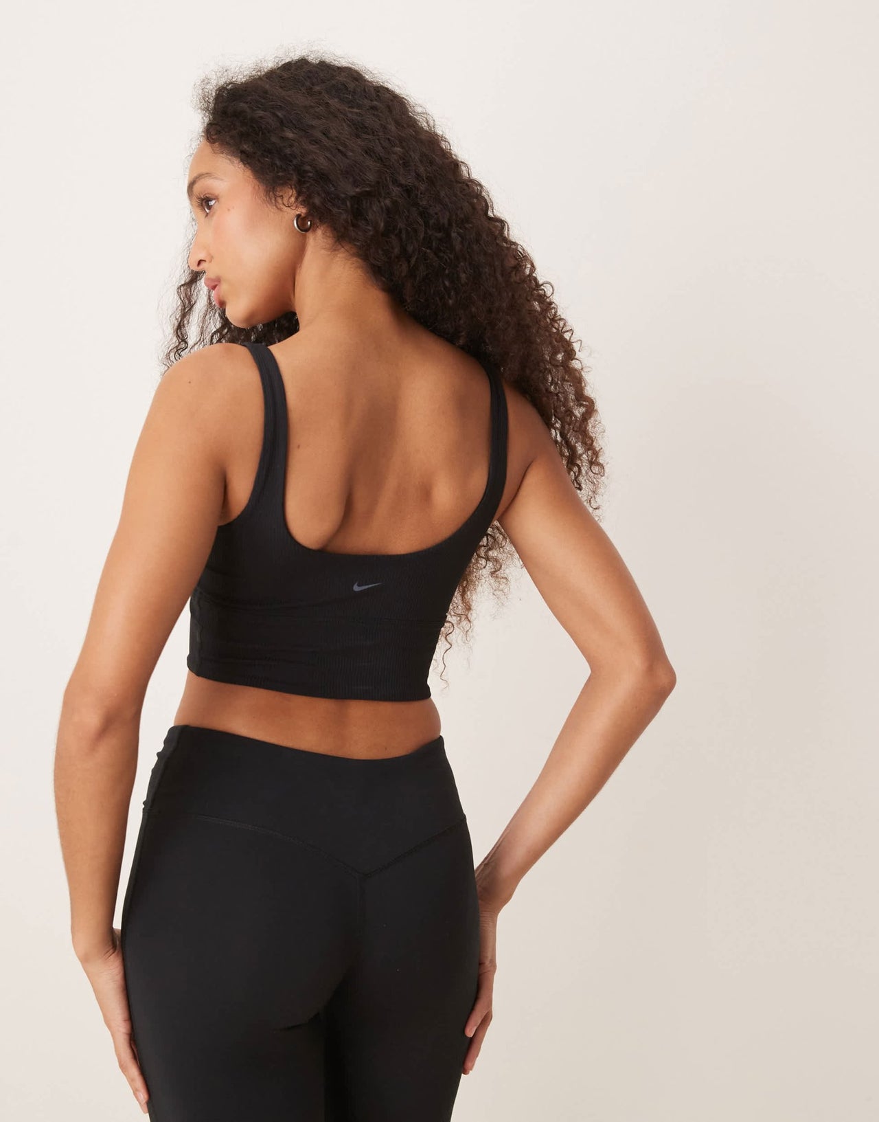 Nike Training Zenvy Dri-FIT ribbed light support sports bra in black - ASOS Sample Sale