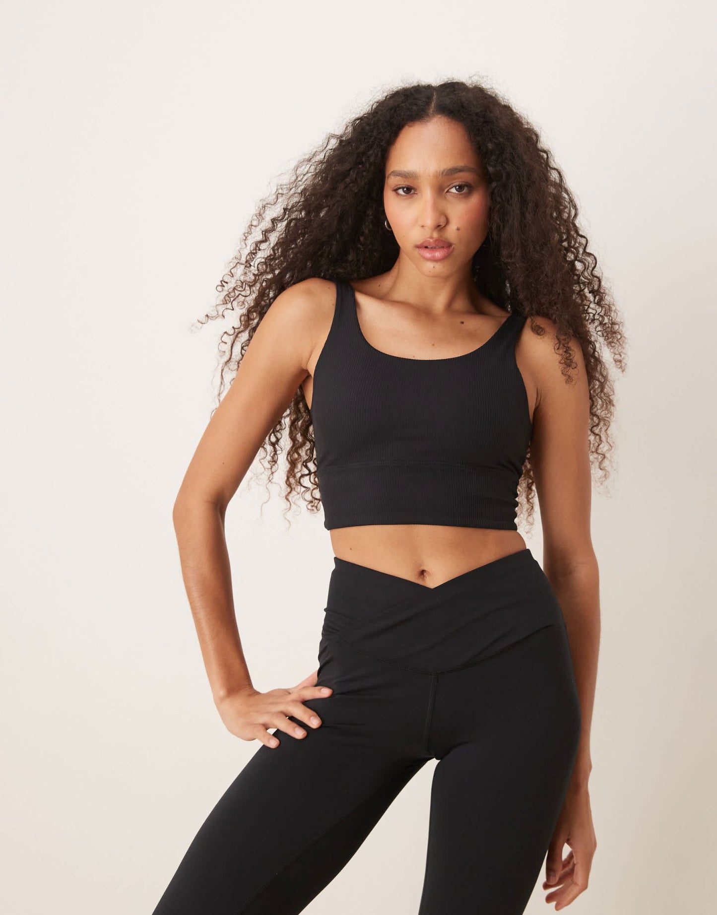 Nike Training Zenvy Dri-FIT ribbed light support sports bra in black - ASOS Sample Sale