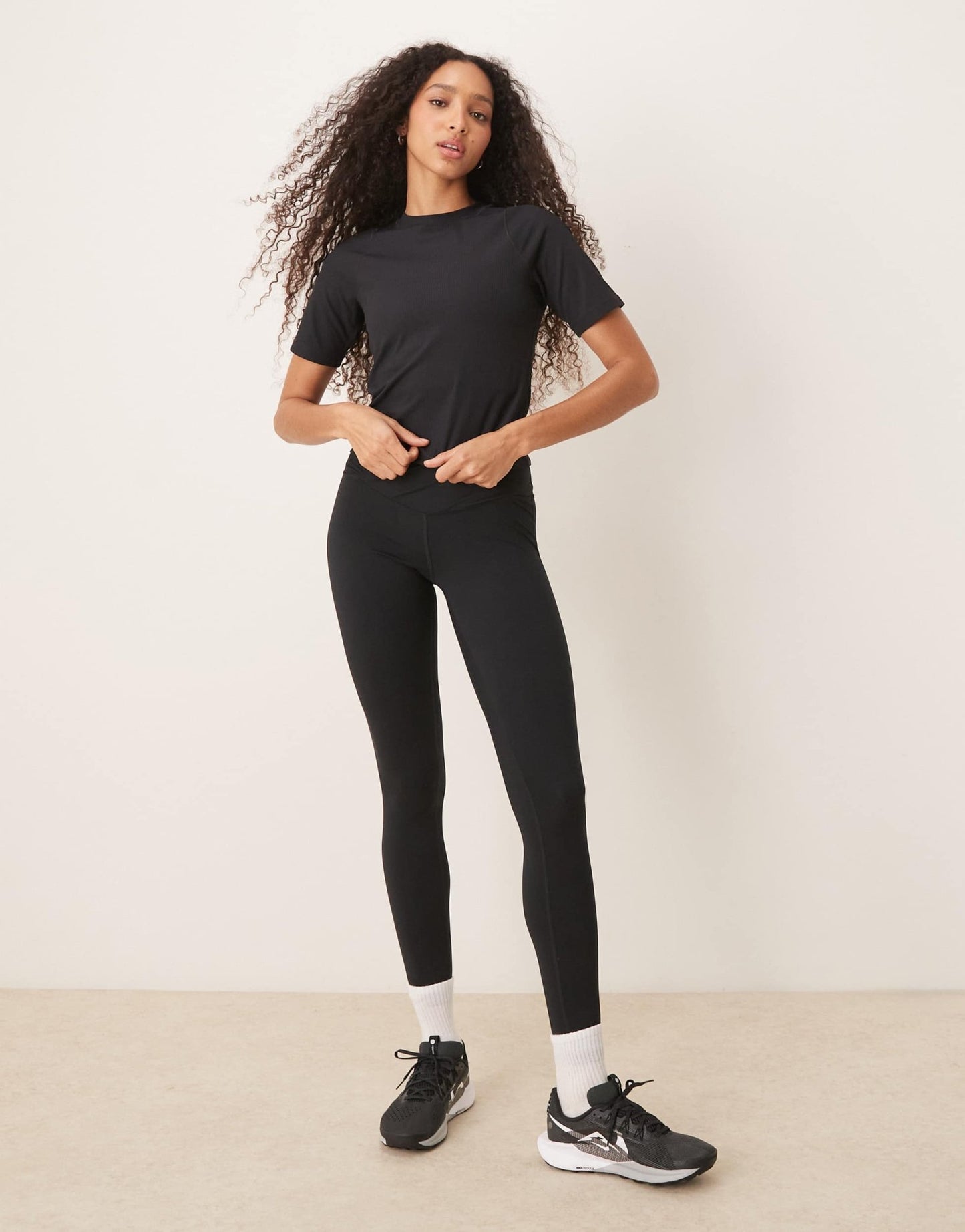 Nike Training Zenvy Dri-FIT ribbed top in black - ASOS Sample Sale