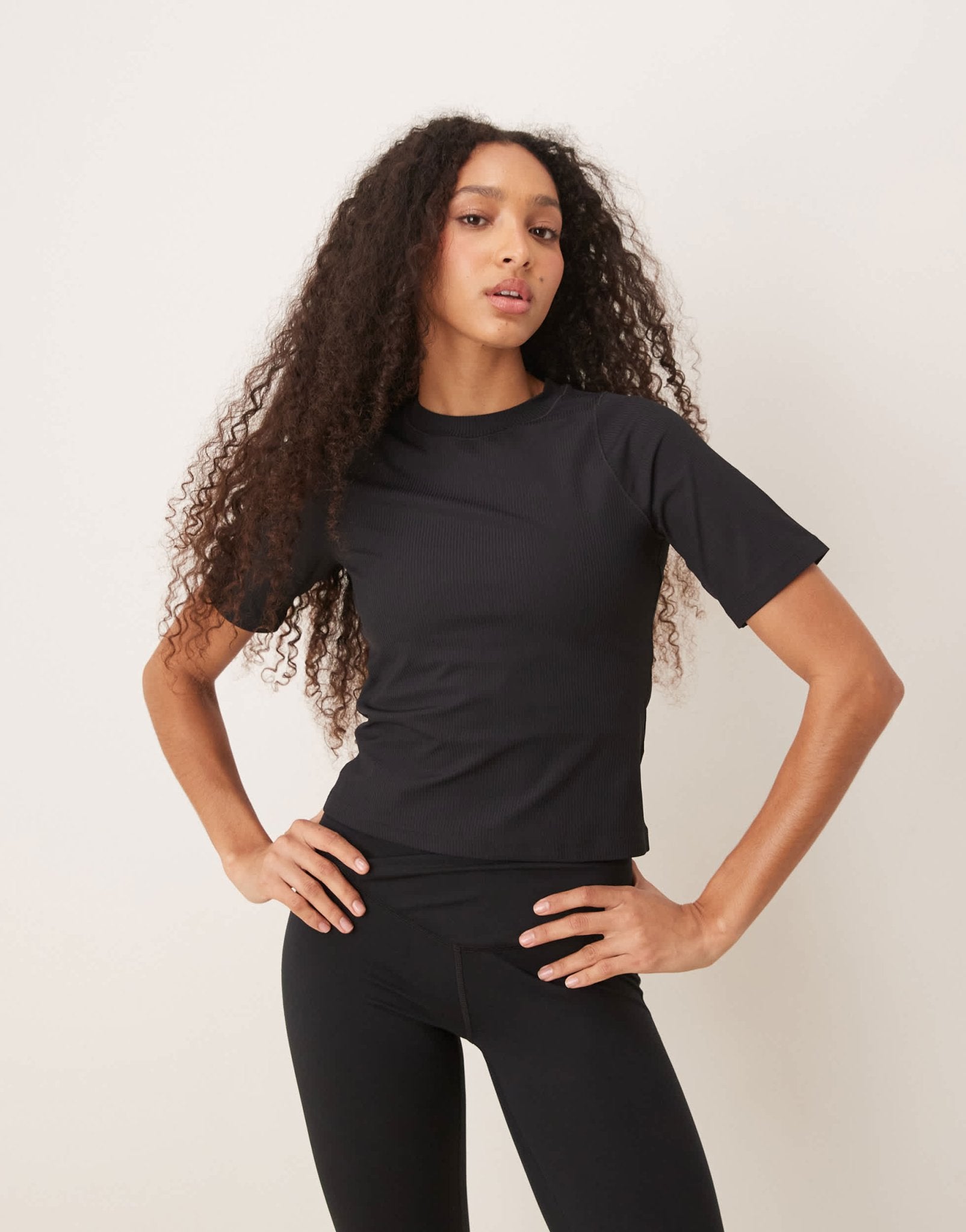 Nike Training Zenvy Dri-FIT ribbed top in black - ASOS Sample Sale
