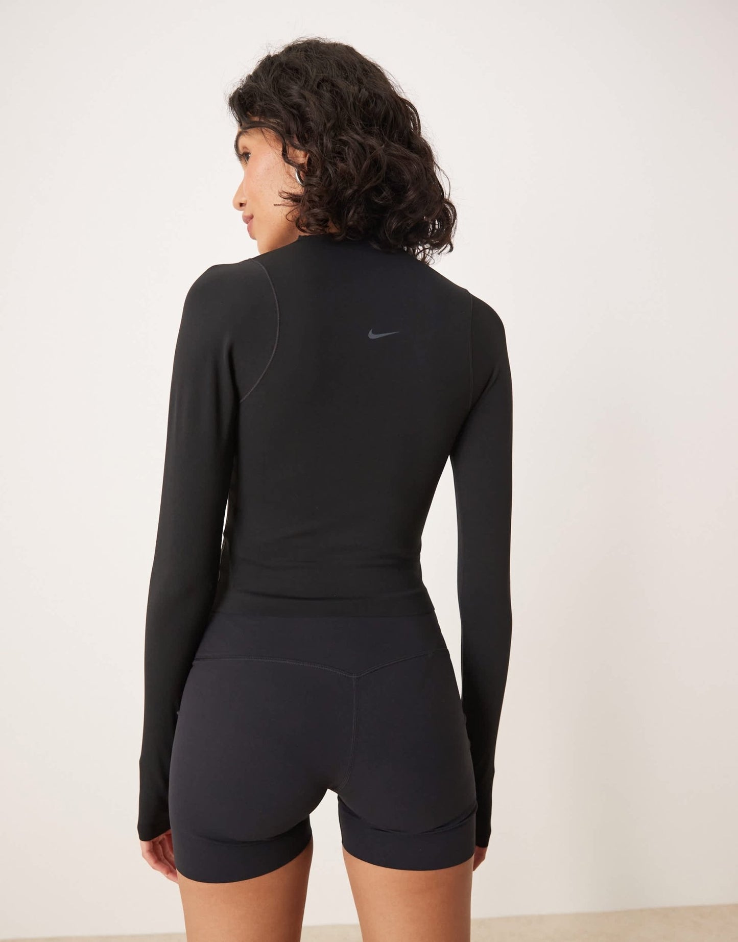 Nike Training Zenvy Dri-FIT soft touch long sleeved top in black - ASOS Sample Sale