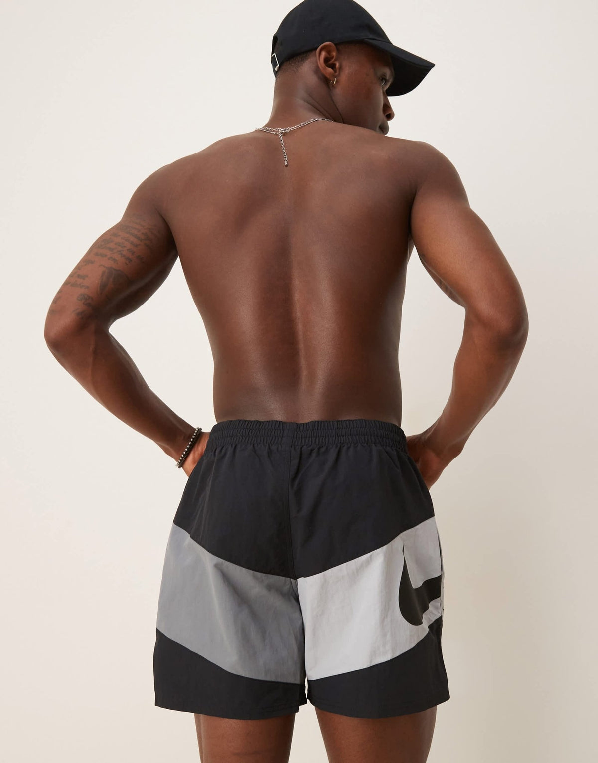Nike Vortex 5 inch Volley swim shorts in black - ASOS Sample Sale