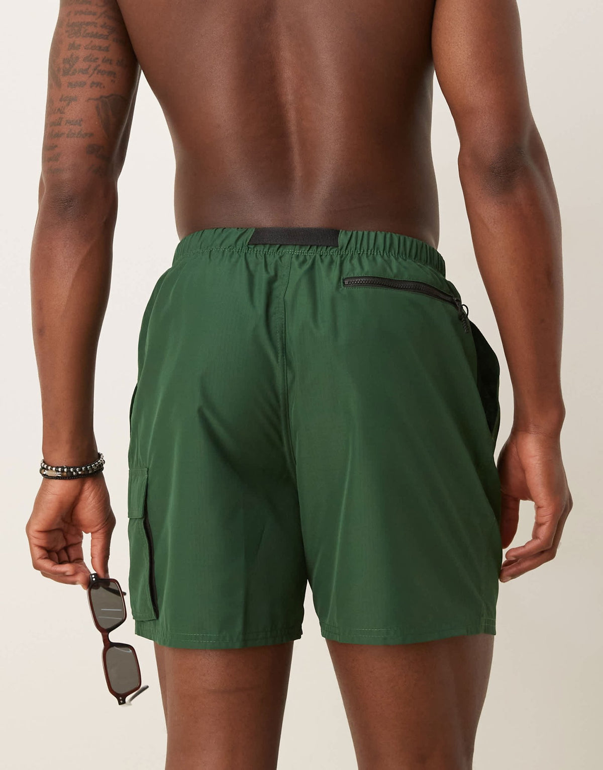 Nike Voyage 5"" volley swim short in green - ASOS Sample Sale