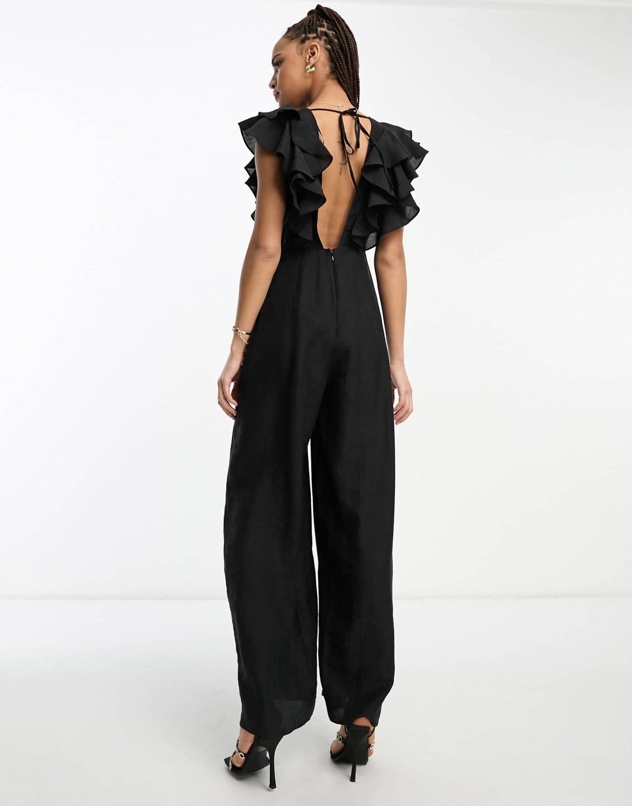 Nobody's Child Co jumpsuit in black - ASOS Sample Sale