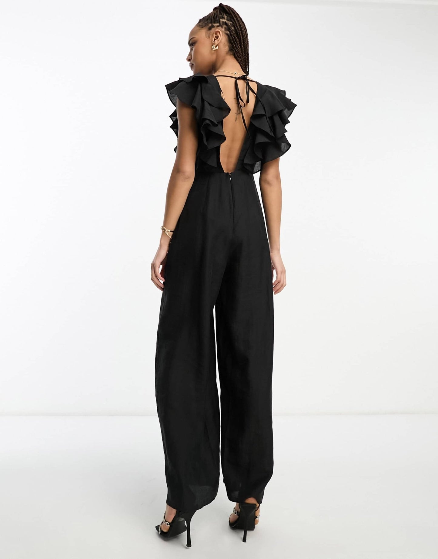 Nobody's Child Co jumpsuit in black - ASOS Sample Sale