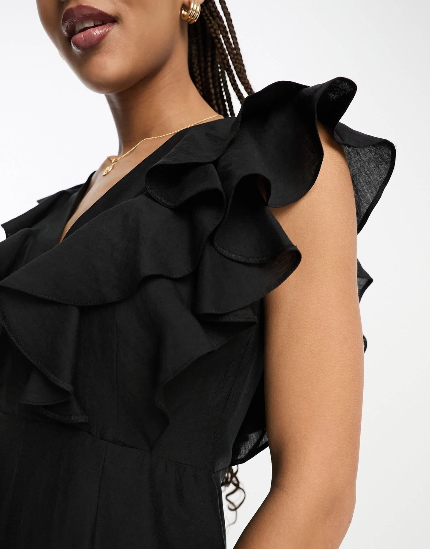 Nobody's Child Co jumpsuit in black - ASOS Sample Sale