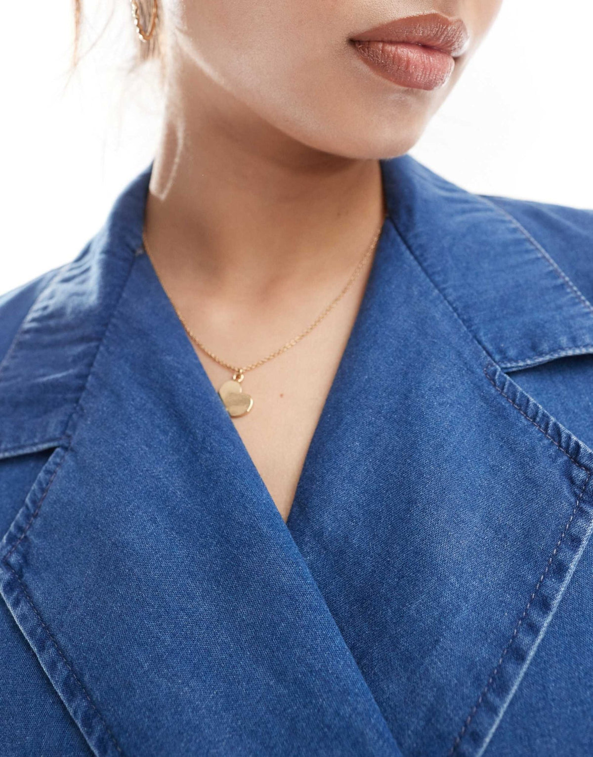 Nobody's Child Penrith wrap denim jumpsuit in blue - ASOS Sample Sale