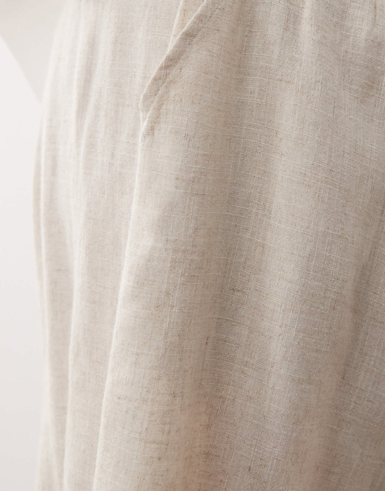 Noisy May Curve linen mix short in oatmeal - ASOS Sample Sale