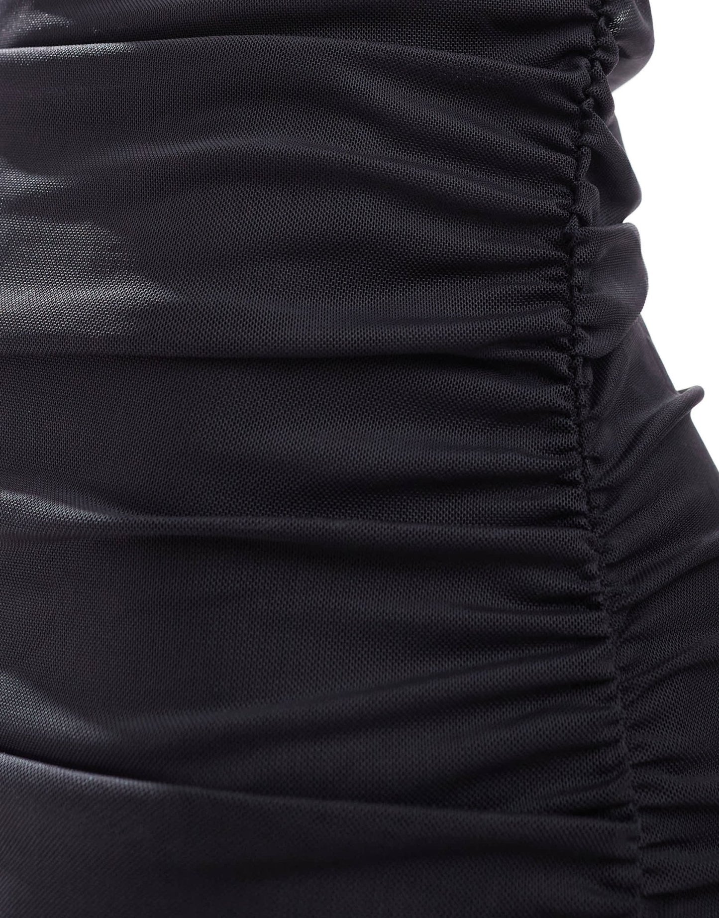 Noisy May rushed detail midaxi dress in charcoal - ASOS Sample Sale